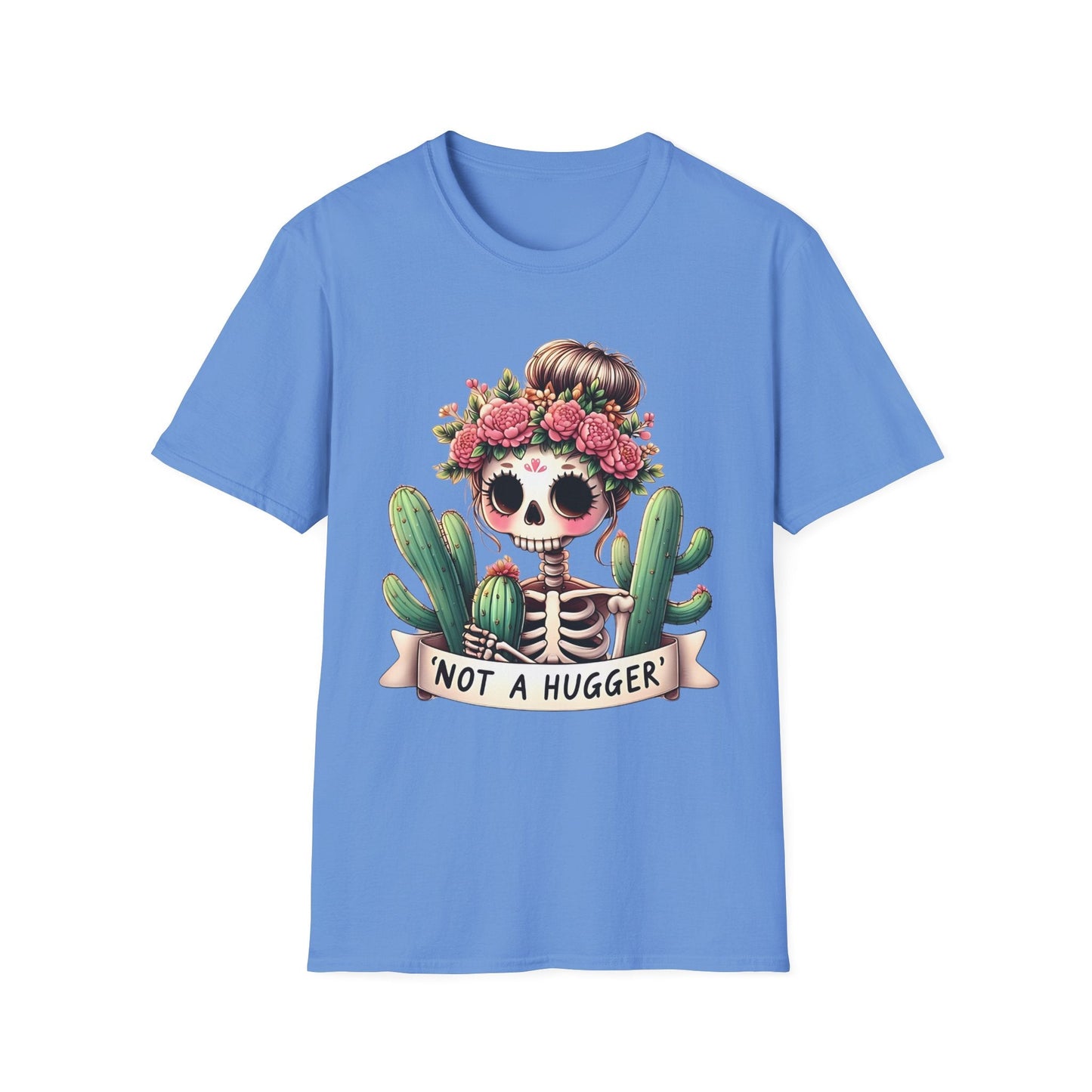 Skull Graphic Unisex Cotton T-shirt with Skeleton Artwork Design 15