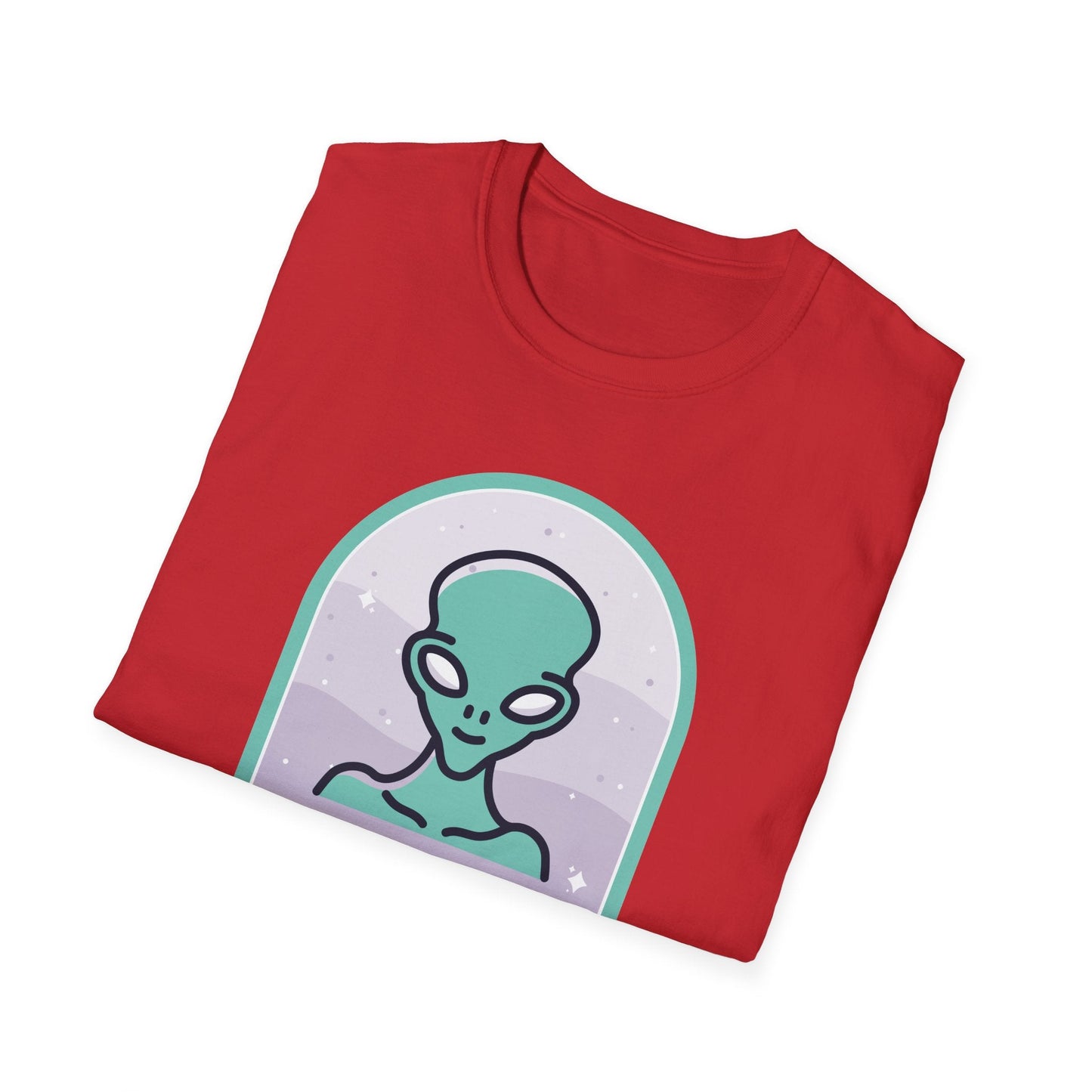 Alien Graphic TShirt  Take Me to Your Leader Retro Space Tee