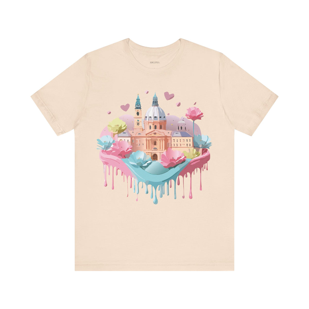 Unisex Cotton Bella+Canvas Tee with Prague