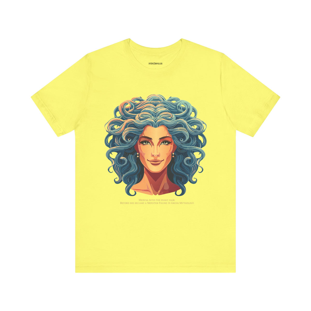 Goddess Graphic Unisex Cotton Bella+Canvas Tee with Medusa