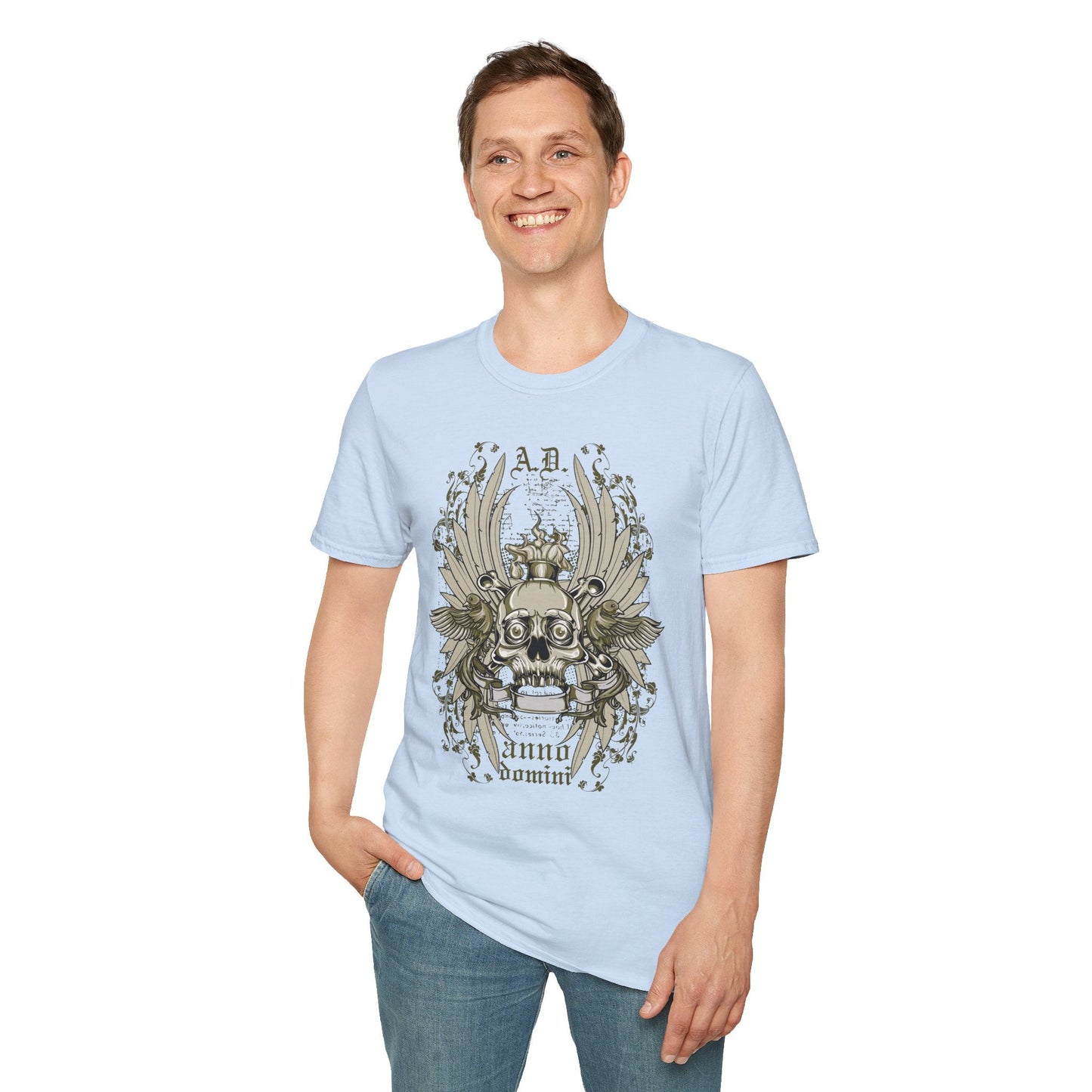 Unisex Art Design T Shirt With Graphic Artwork Softstyle Gildan 64000 Tee Premium Cotton