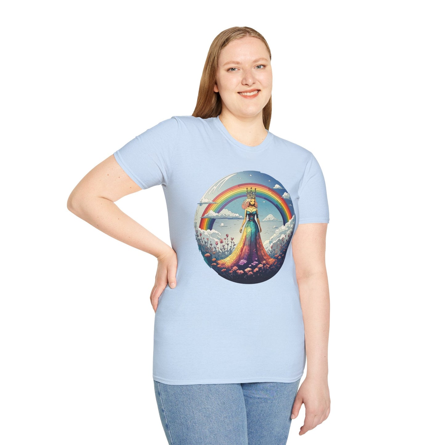 Womens Graphic T Shirt Art Design Tee Softstyle 64000 100 Percent Cotton Comfort