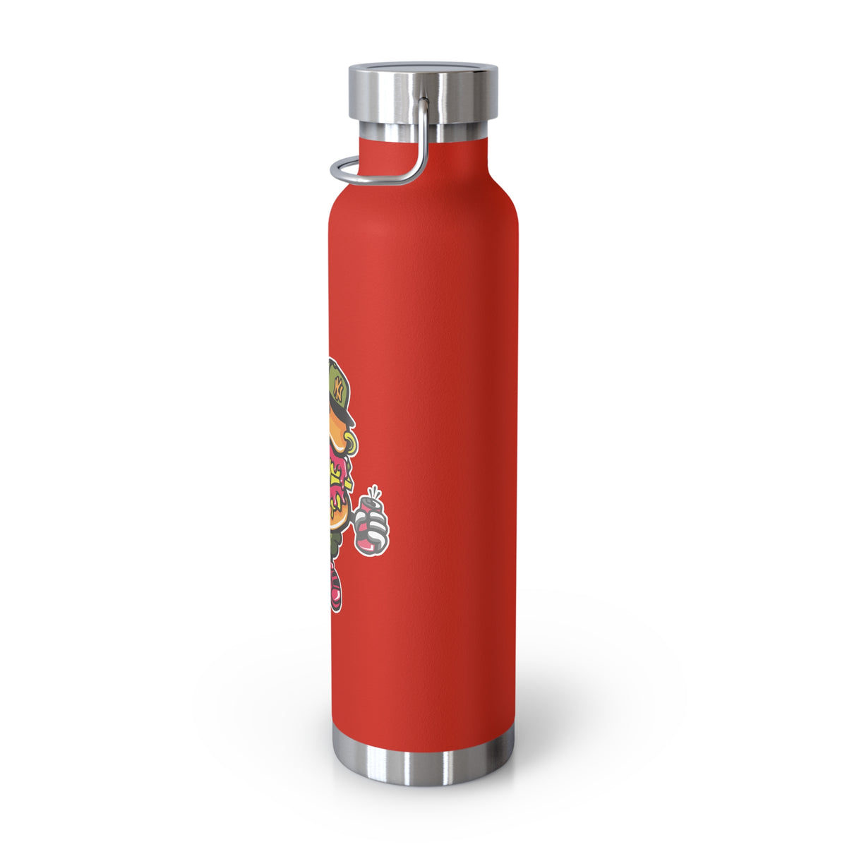 22oz Copper Insulated Water Bottle with Cartoon Design - CV10