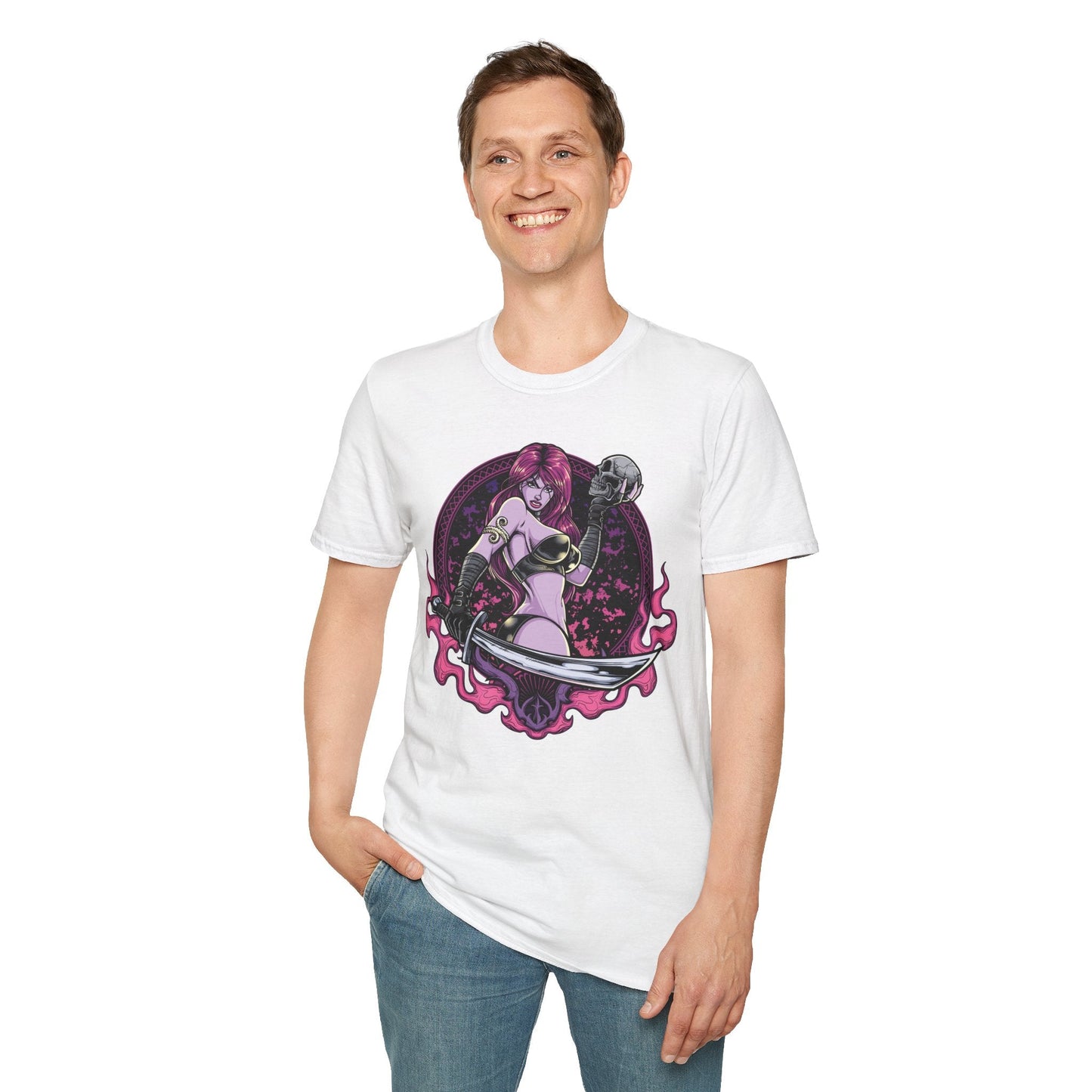 Unisex Art Design Shirt Graphic Tee Softstyle Gildan 64000 Hundred Percent Ring-Spun Cotton