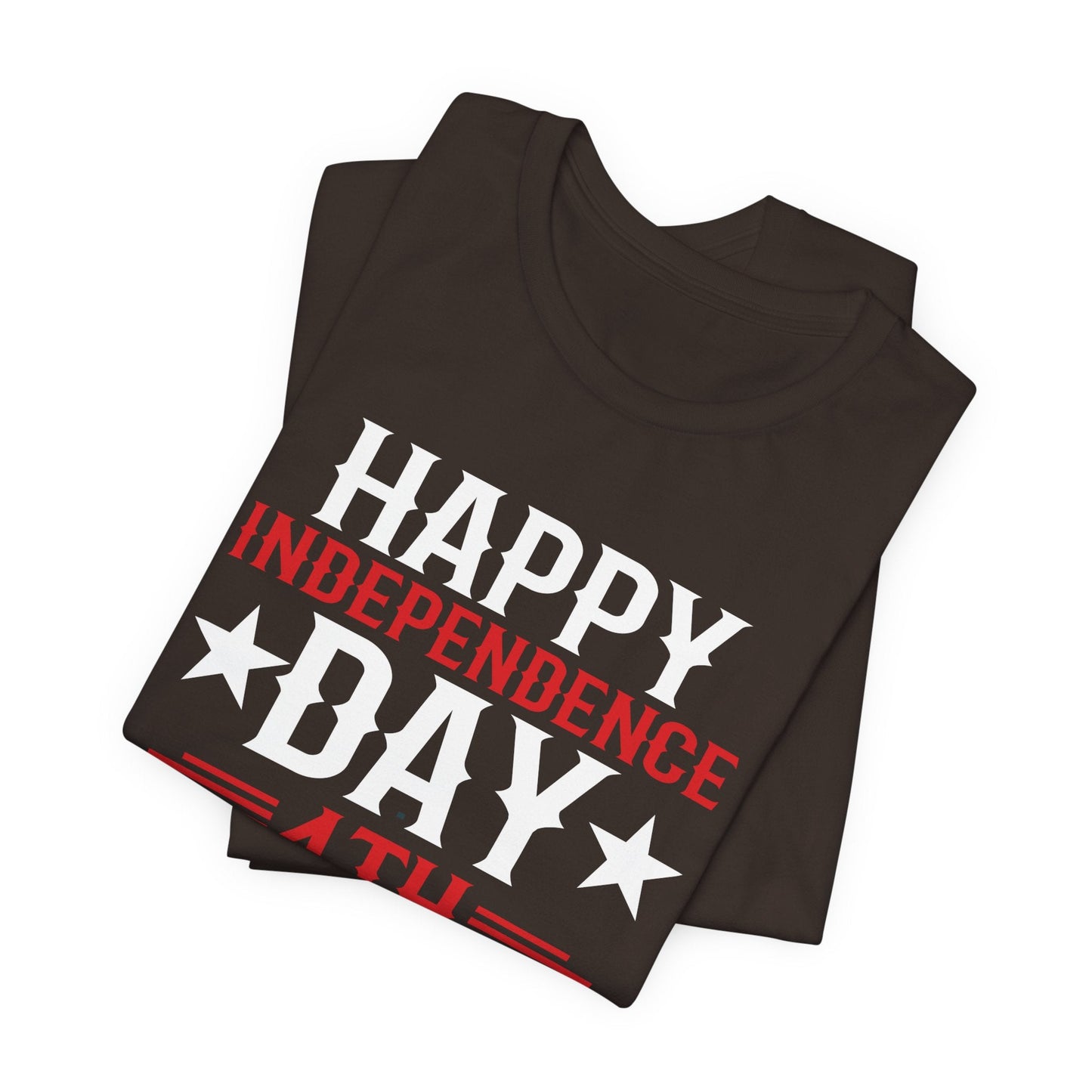 Happy Independence Day Graphic Unisex Cotton T-Shirt 016
