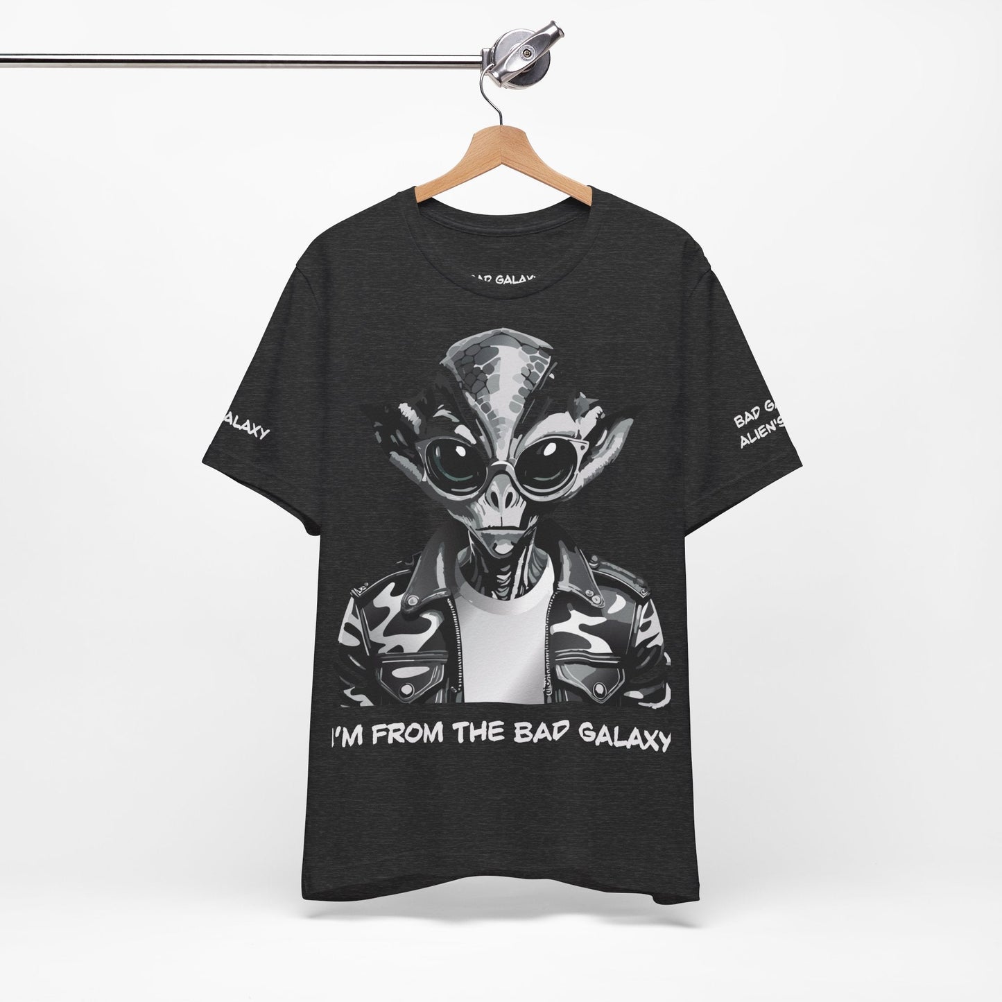 Alien T Shirt From Bad Galaxy Made To Order 100 Cotton Eco Friendly Inks Soft Comfortable