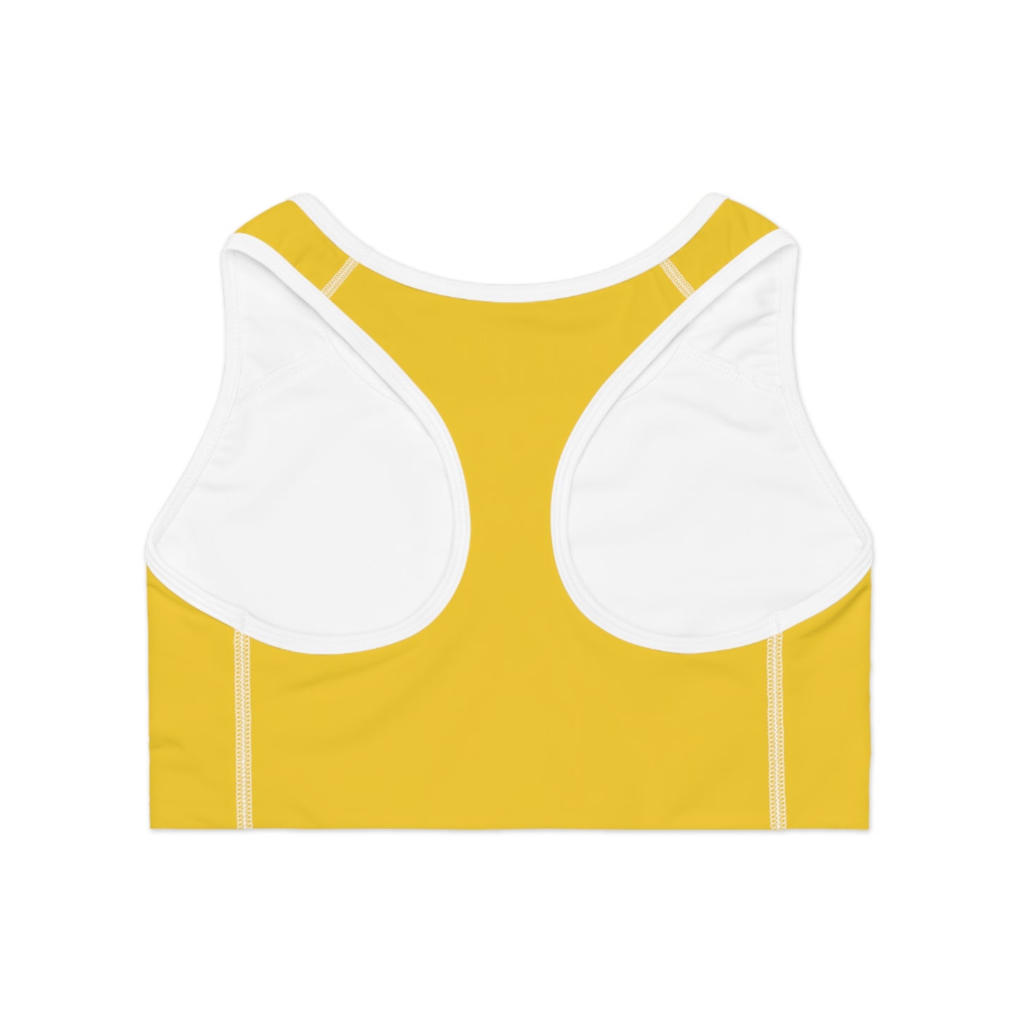 Yellow Color Sports Bra, Yellow Sports Bra 8
