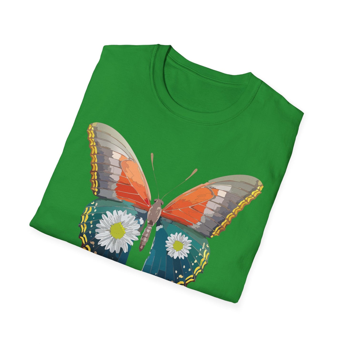 Butterfly Shirt Unisex Gildan Softstyle 64000 Short Sleeve T Shirt Monarch Design