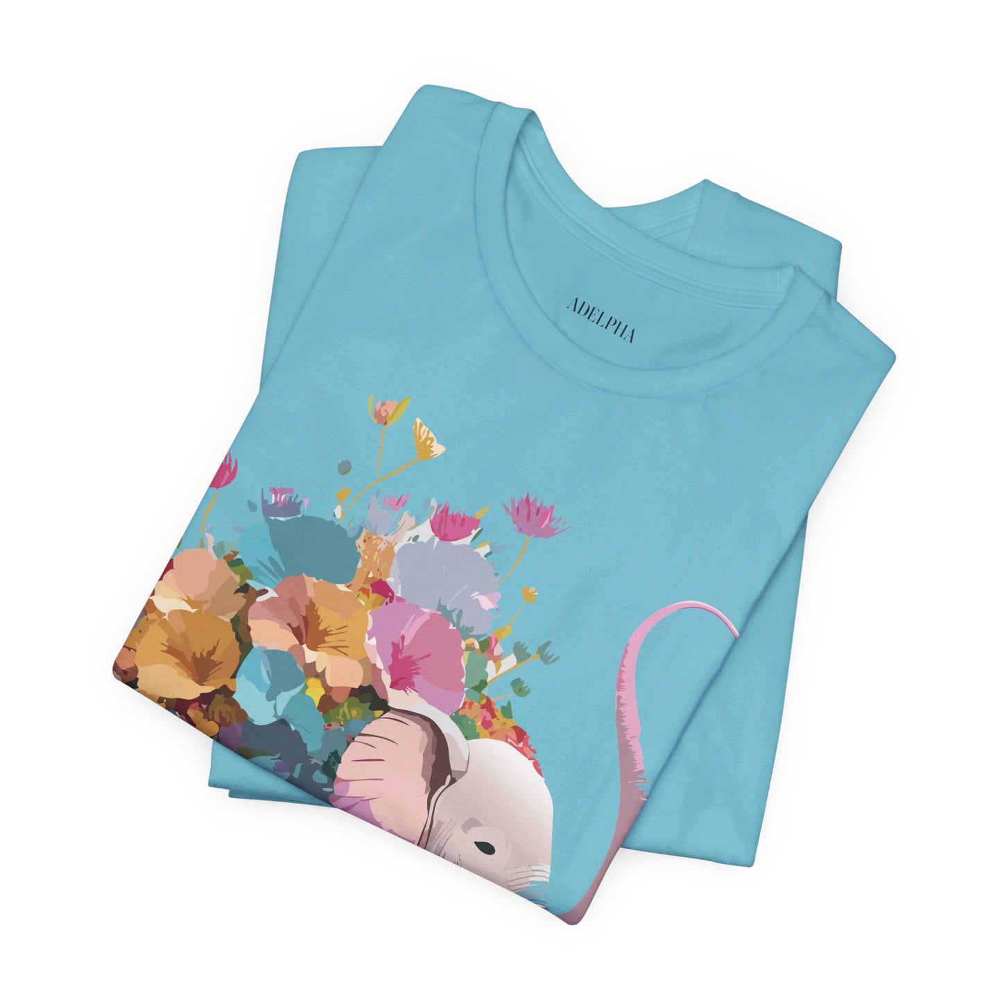 Elephant Graphic Unisex 100 Cotton Jersey Vintage Art Design Tee 13