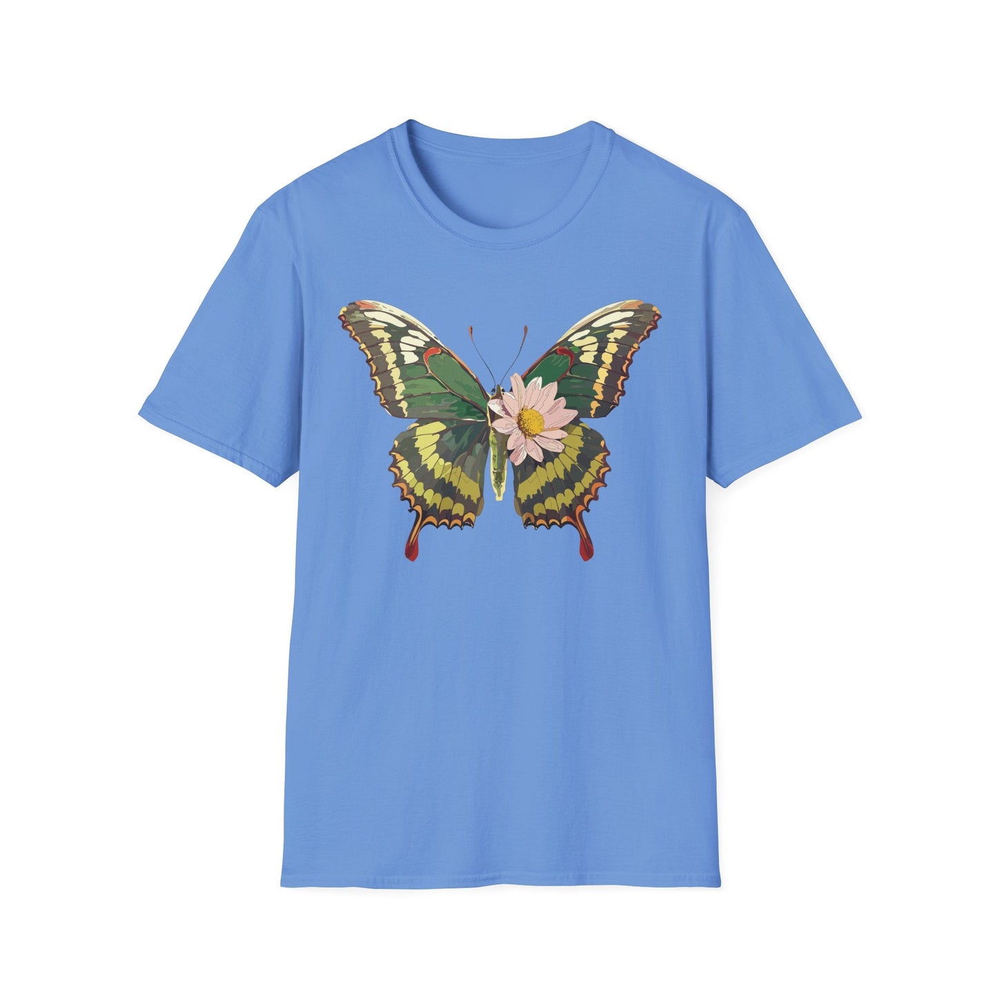 Butterfly Shirt Unisex Monarch Butterfly Tee Gildan Softstyle 64000 100% Ring Spun Cotton