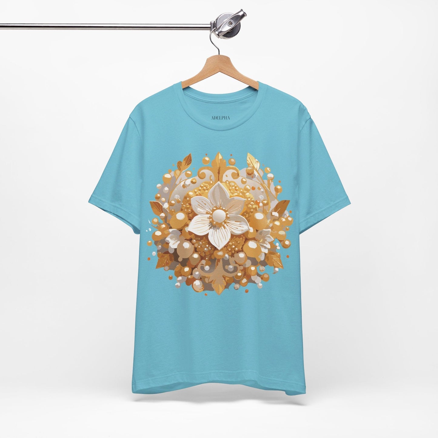 Jewelry Graphic Unisex 100 Cotton Vintage Treasure Art T-Shirt 26