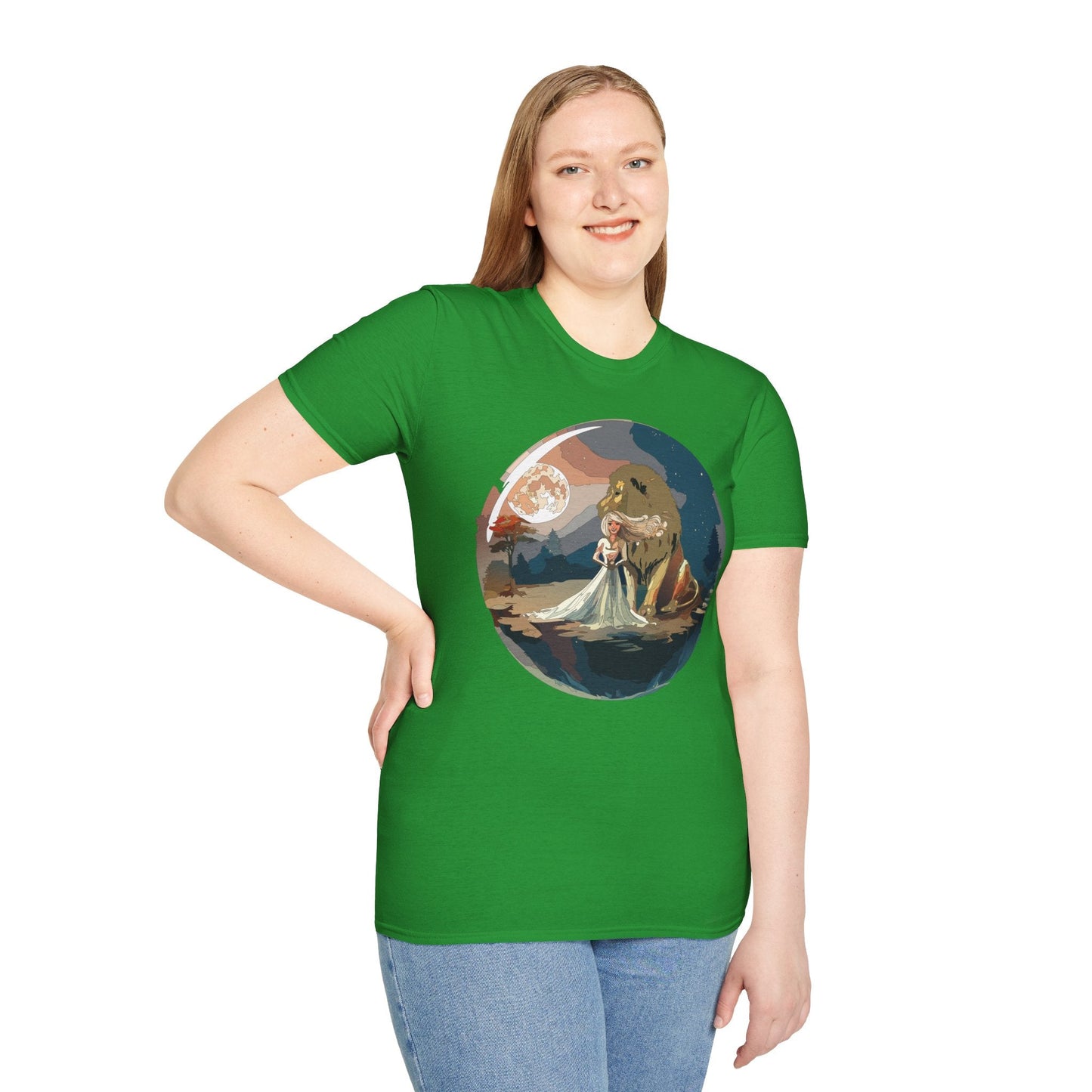 Womens Graphic T Shirt Art Design Unisex Softstyle 64000 Gildan Short Sleeve Tee