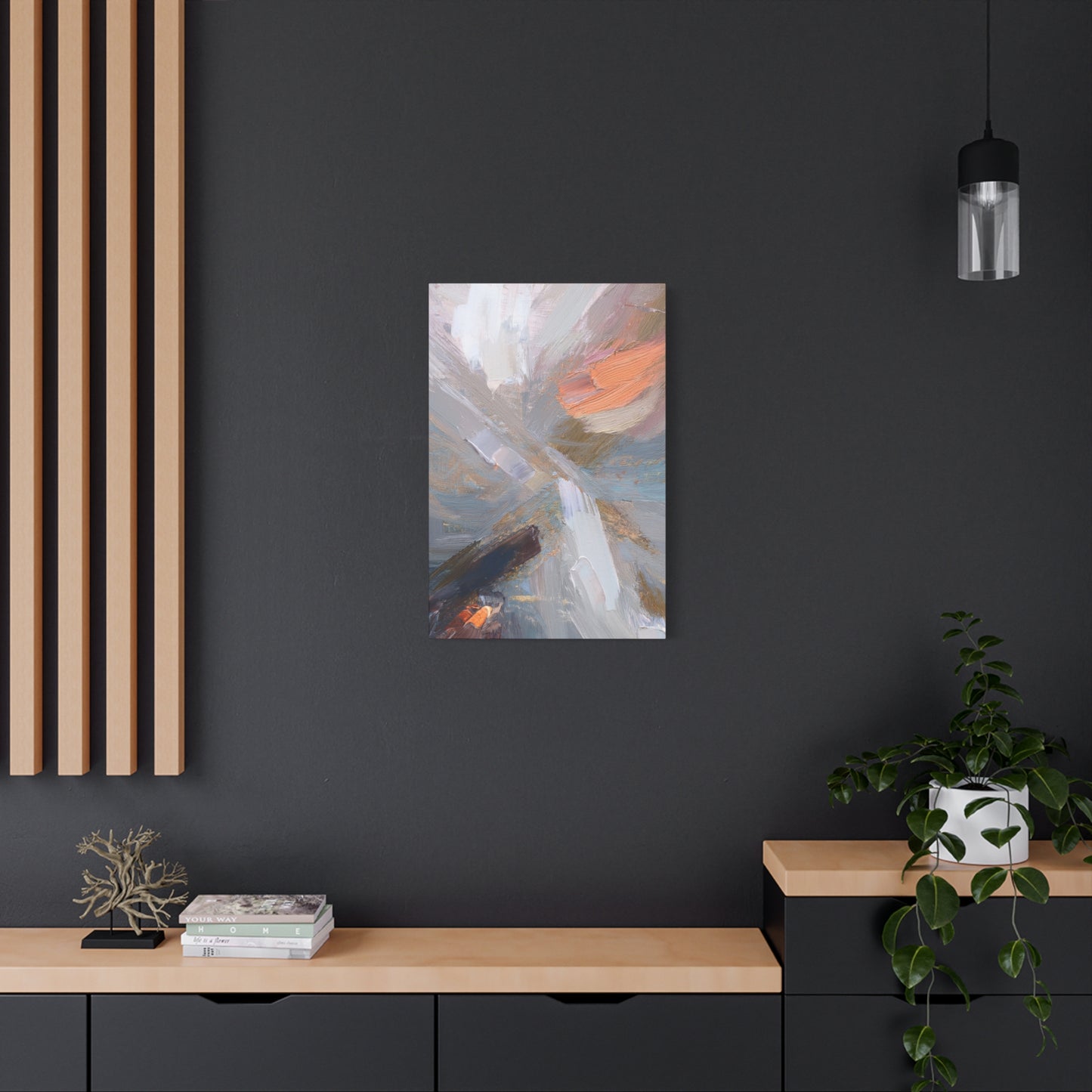 Abstract Pastel Painting Print Canvas 20x24,20x30,24x30 24x32,24x36,30x40 32x48,36x48,40x60 Pine-Wood Inner Frame ABS-89
