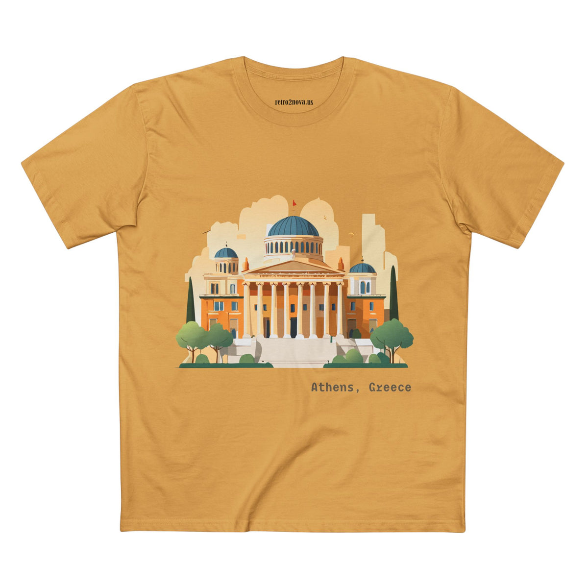 Athens Greece illustration Tee | Historic Parthenon travel souvenir