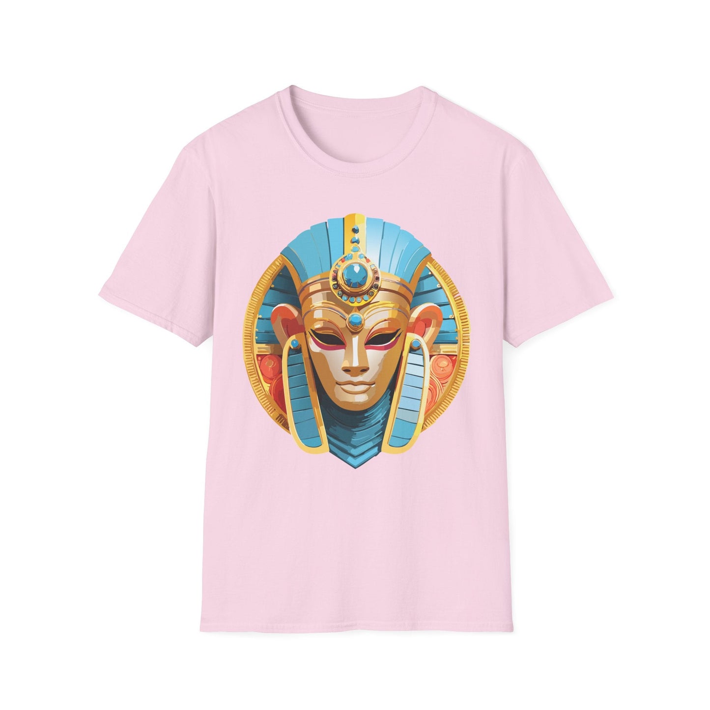 Mask Tee Shirt Unisex Softstyle Short Sleeve Art Design T Shirt 100 Percent Ring Spun Cotton
