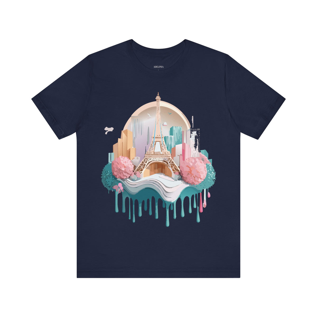 Unisex Cotton Bella+Canvas Tee with Paris