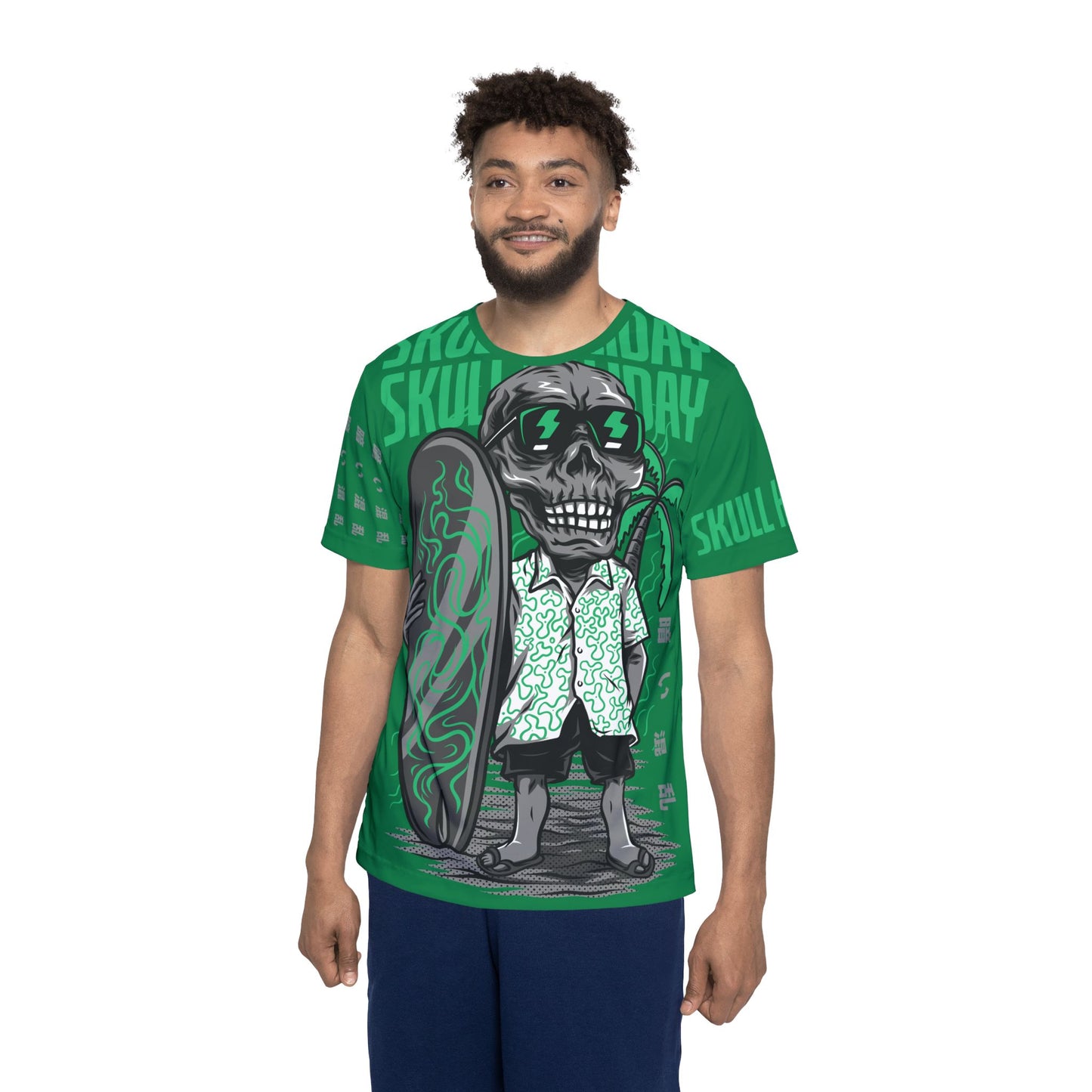 51-Be Fun Graphic T-Shirt, Art Design Poly Shirt, All Over Print Graphic Tee, Monsters T-Shirt, Cartoon Tees