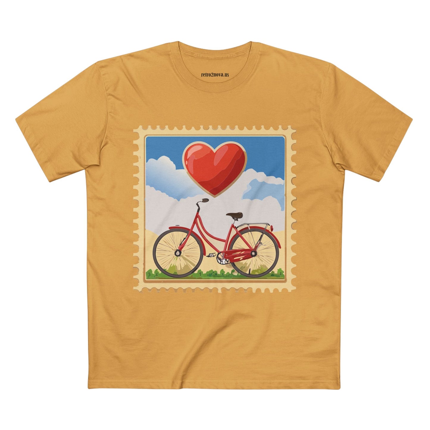 Stamp Shirt Postage Stamp Shirt Unisex Premium Cotton Tee With Original Art Design Retro2Nova