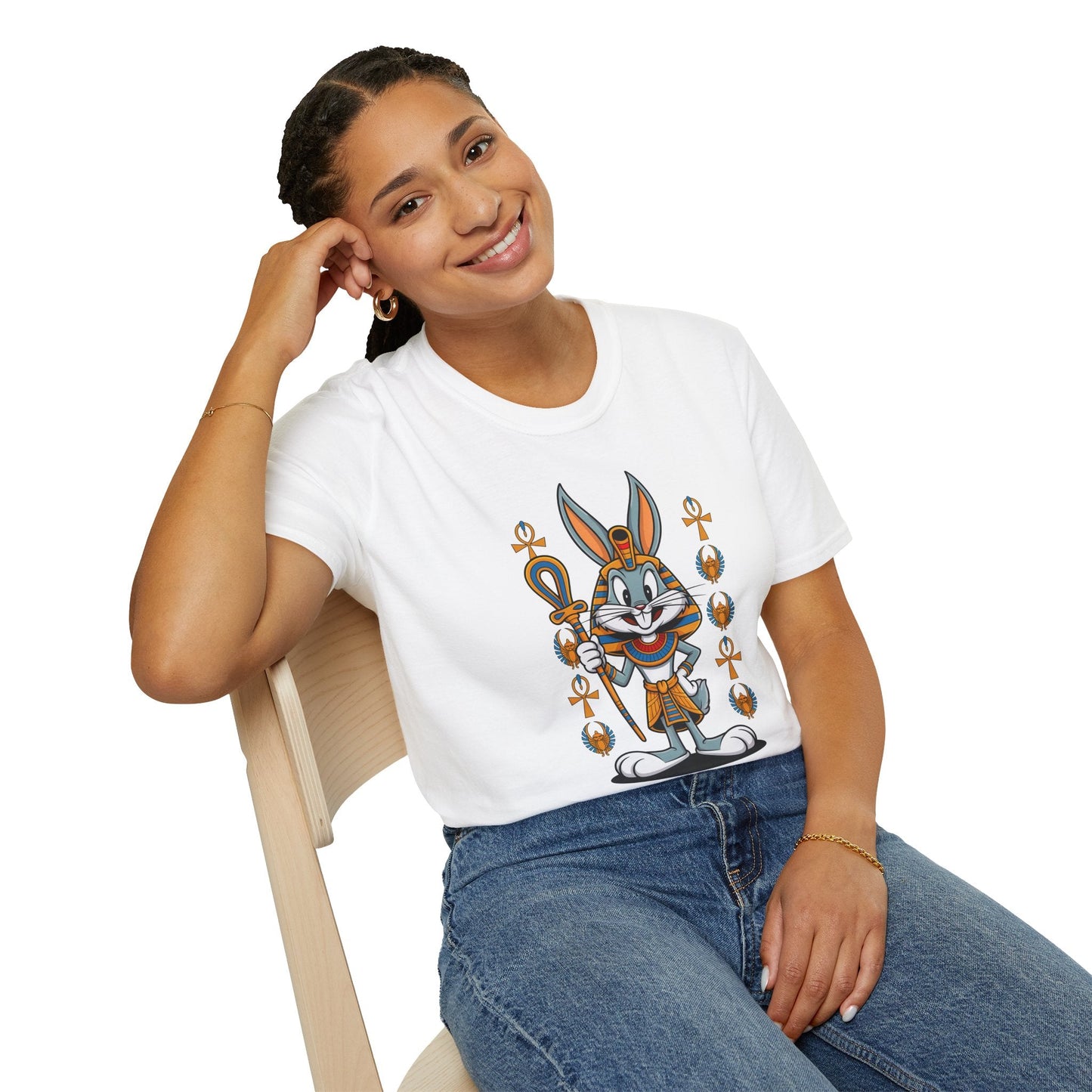 Bugs Bunny Shirt Unisex T Shirt Cartoon Tee Softstyle 100 Cotton Breathable Everyday Tee