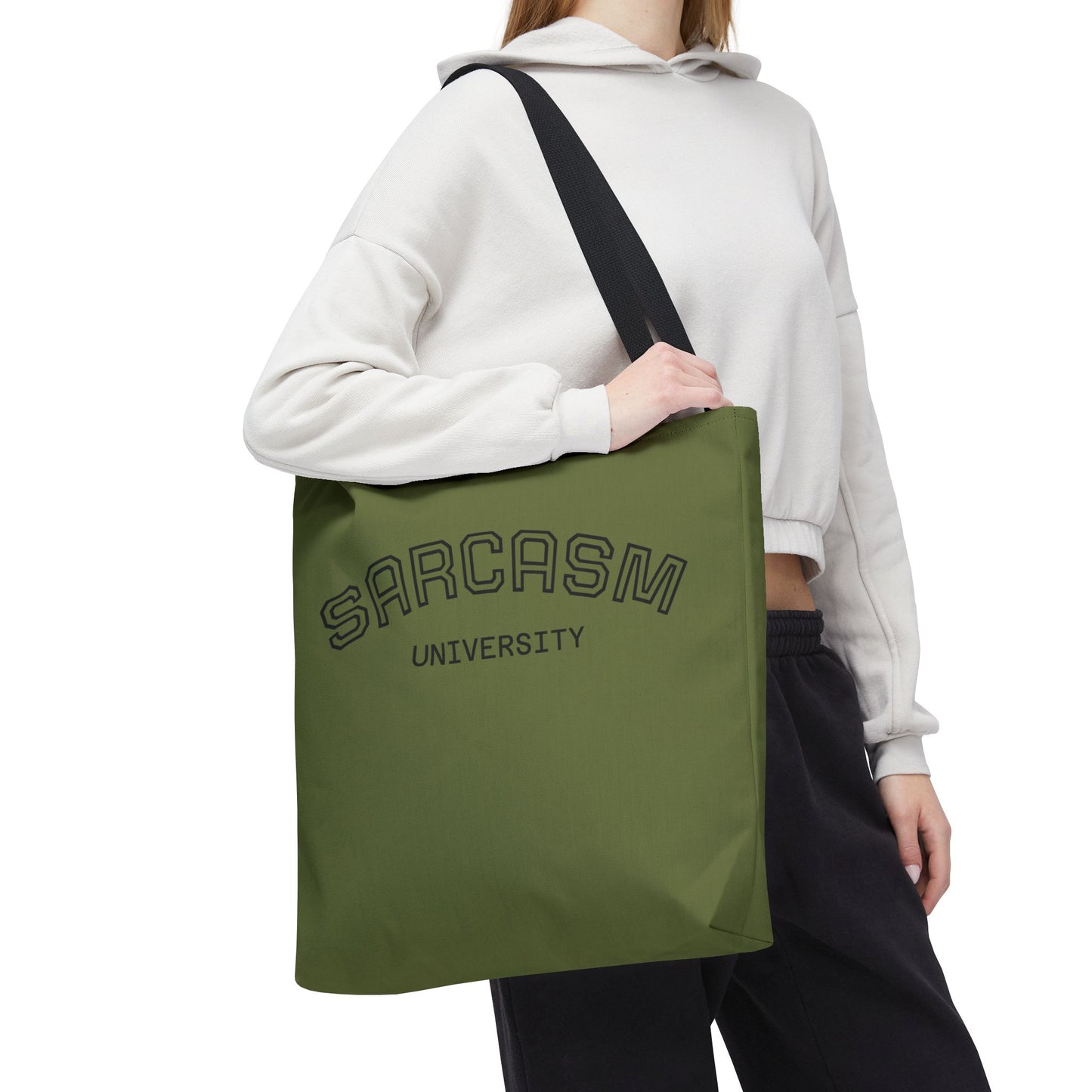 University GREEN COLOR CANVAS BAG  100% SPUN POLY 3 SIZES BAG-C1