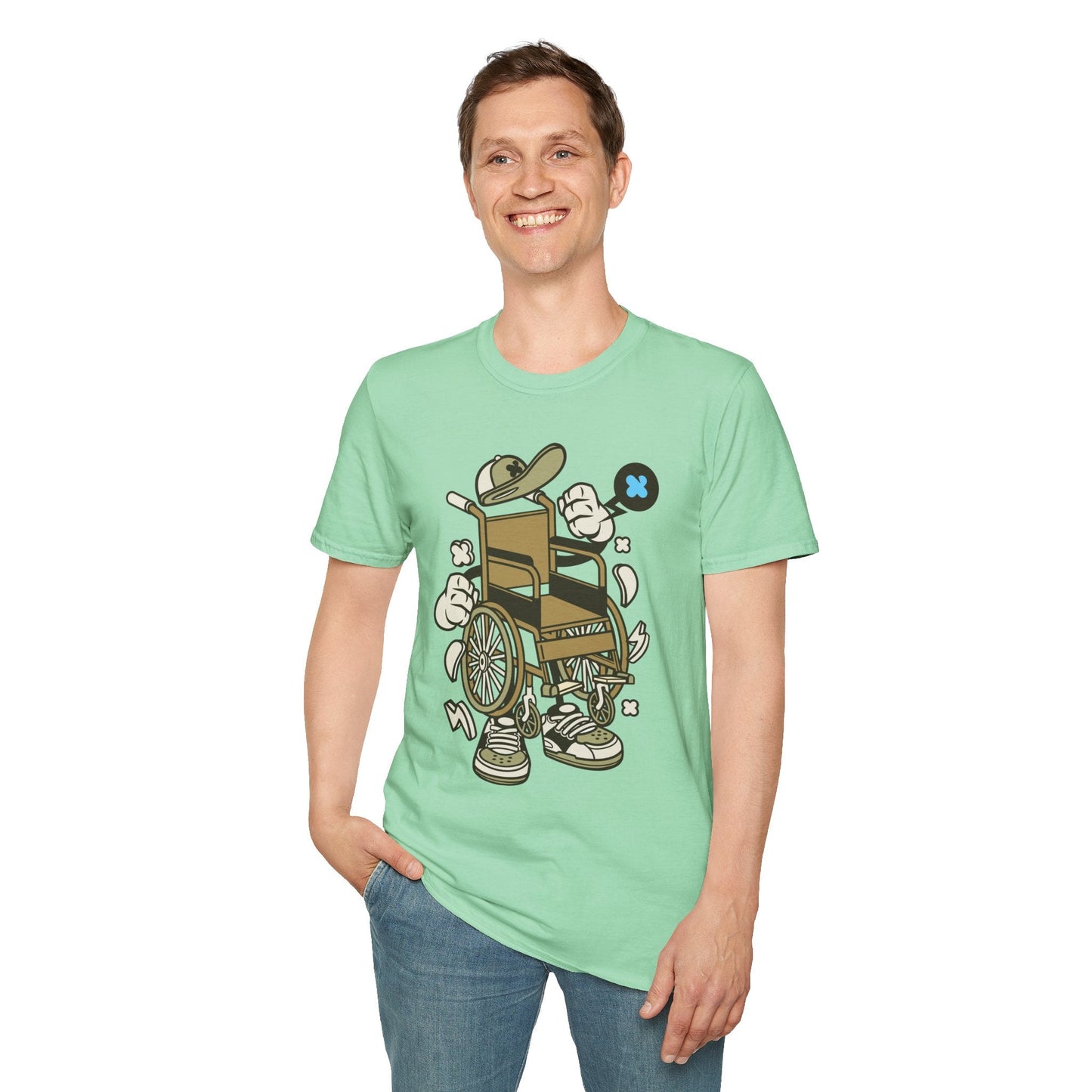 Cartoon T Shirt Animation Artwork Unisex Softstyle Tee 100 Percent Cotton Premium Graphic Tee