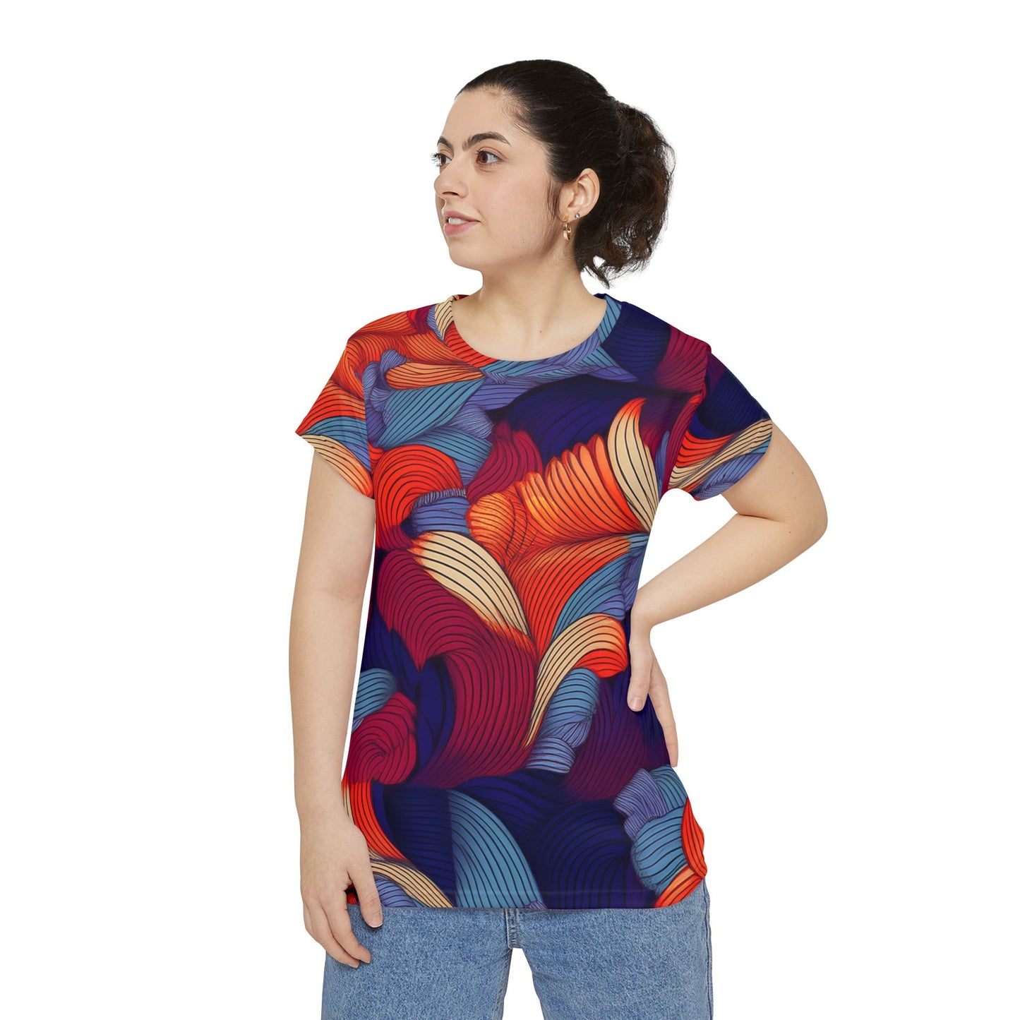 Abstract Print Shirt, Shirt with Abstract Print