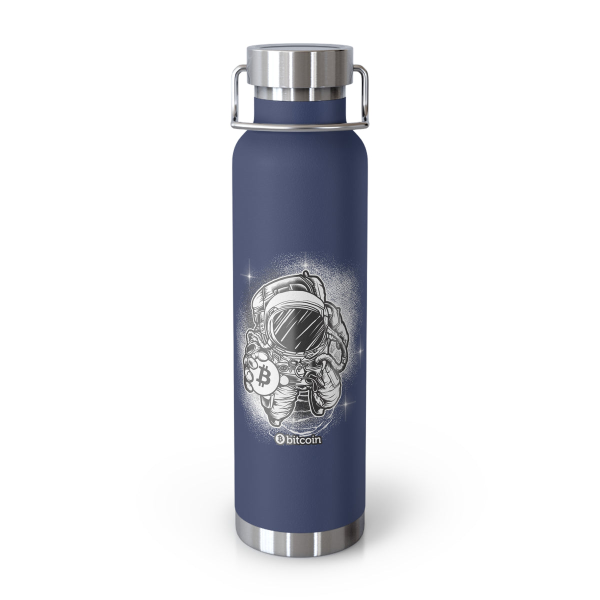 22oz Copper Insulated Water Bottle with Cartoon Design - CV4