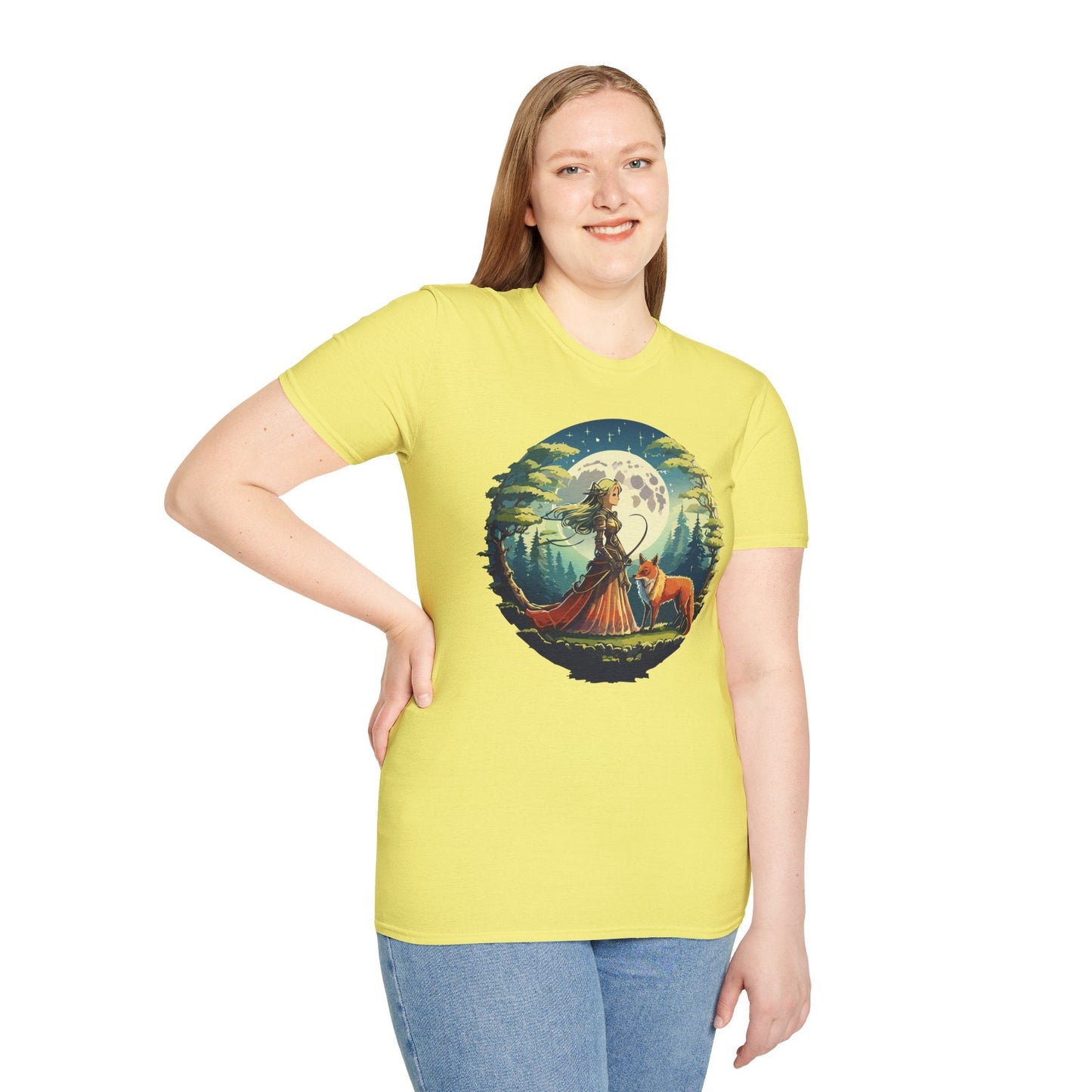 Womens Graphic T Shirt Art Design Tee Softstyle 64000 Gildan Unisex Cotton Comfort Tee