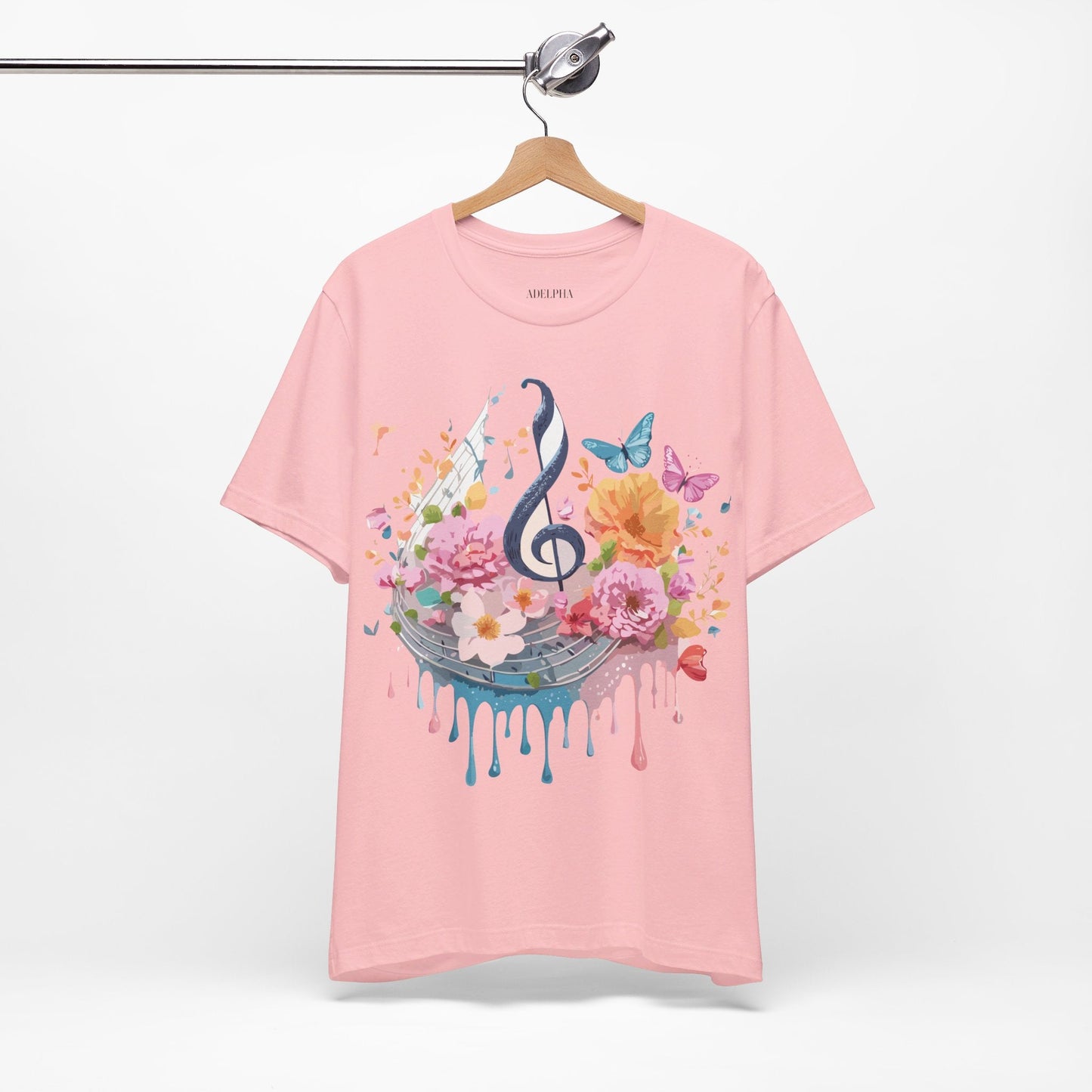 Adelpha Graphic T Shirt Unisex Jersey Short Sleeve Vintage Inspired Artwork Music Tee