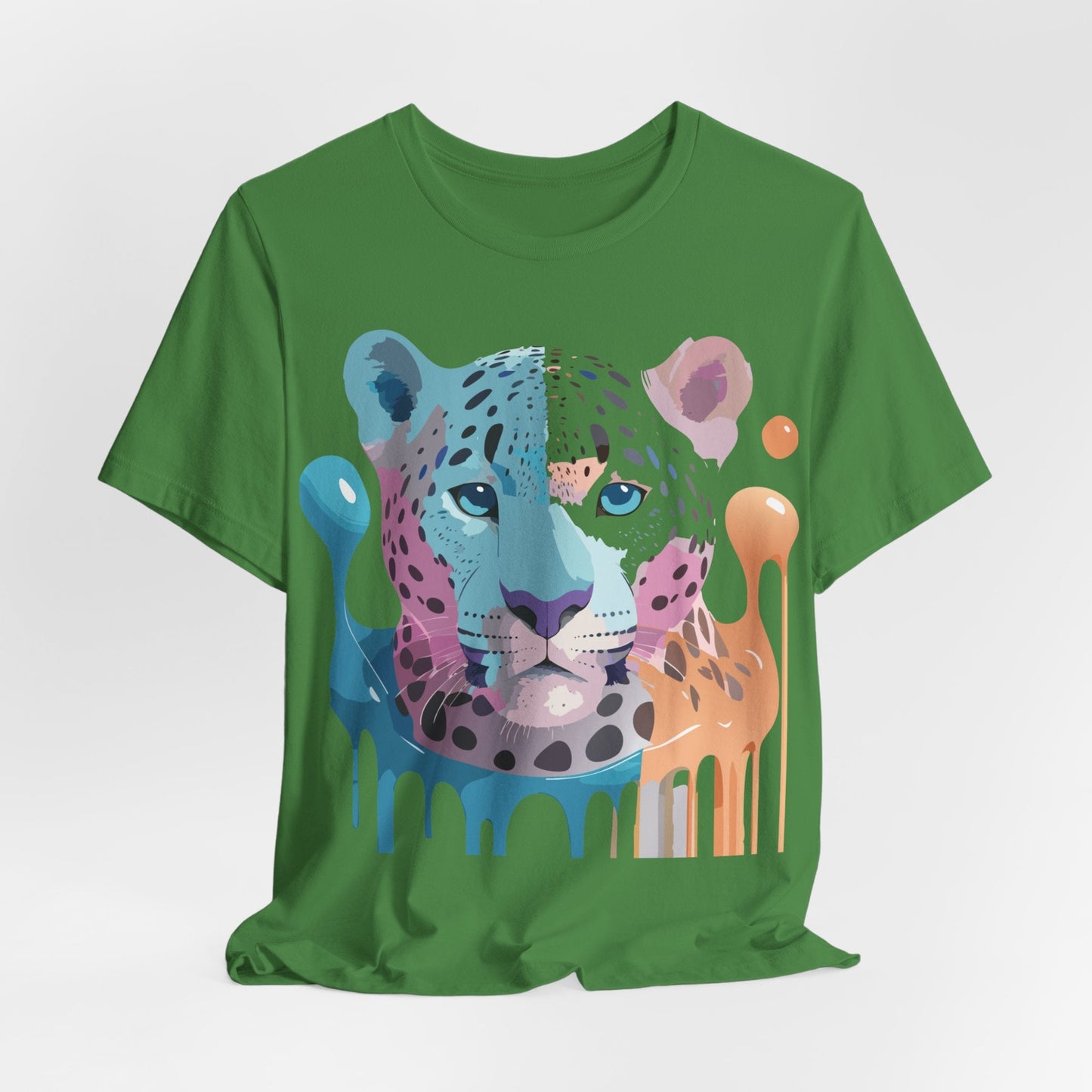 Cheetah Graphic Unisex 100 Cotton Artwork Tee 7