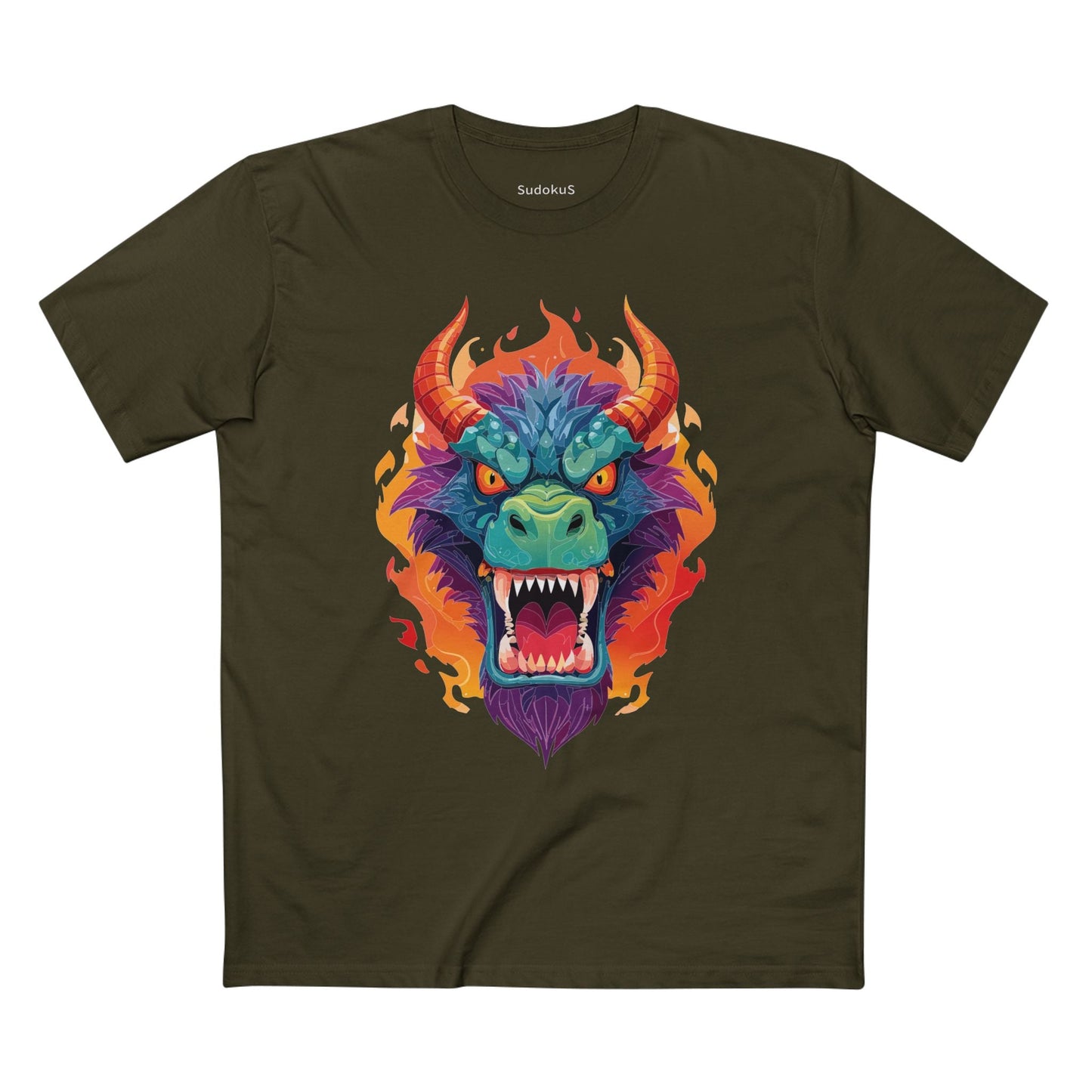 Cartoon Monsters Graphic Unisex 100 Cotton Staple Tee 13