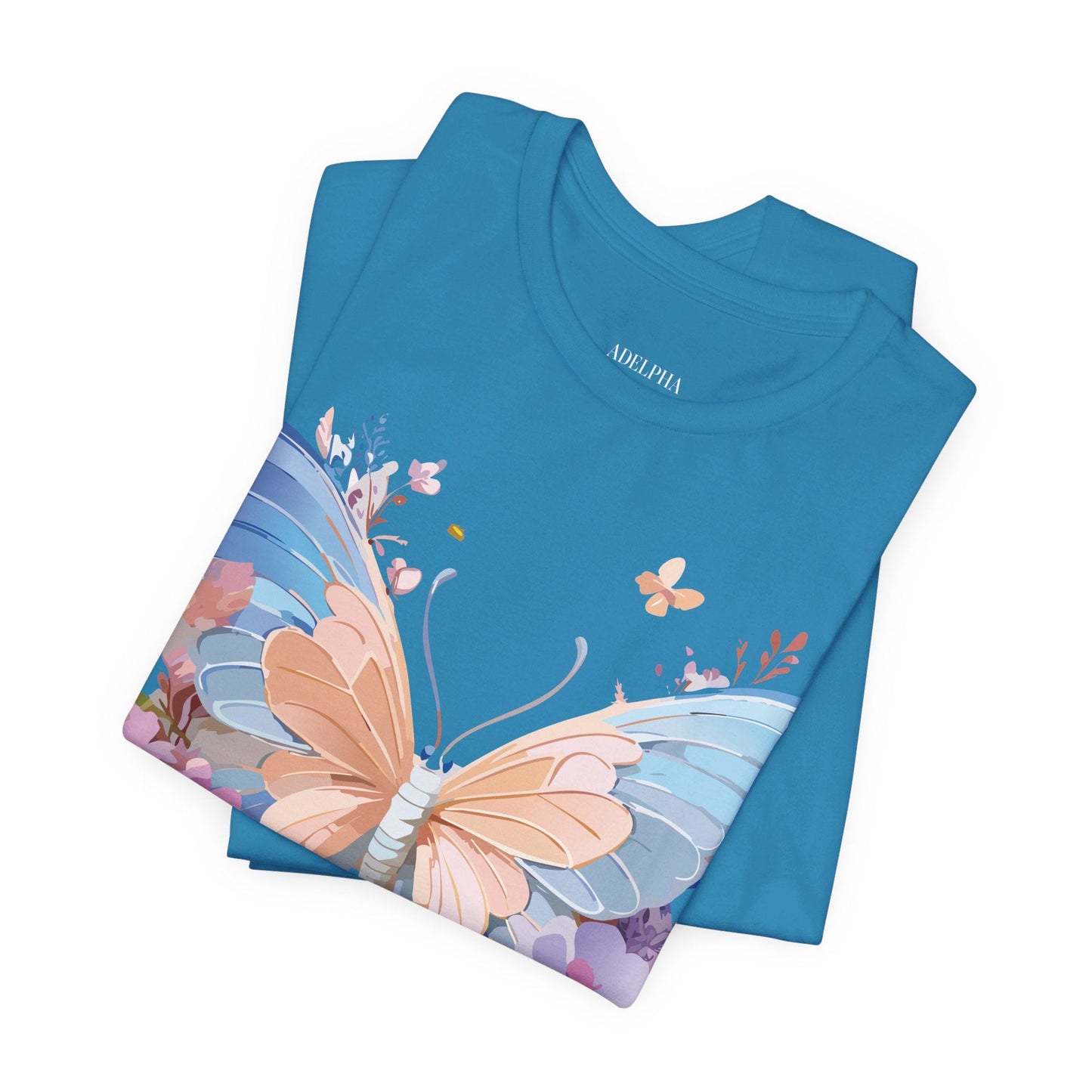 Butterfly Graphic Tee By Adelpha Unisex Short Sleeve Shirt Art Design