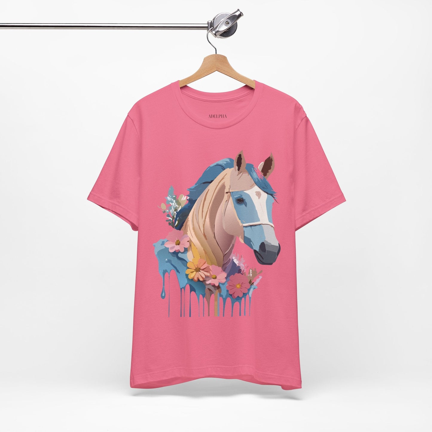 Horse Graphic Unisex 100 Cotton Vintage Animal Art T-Shirt 13