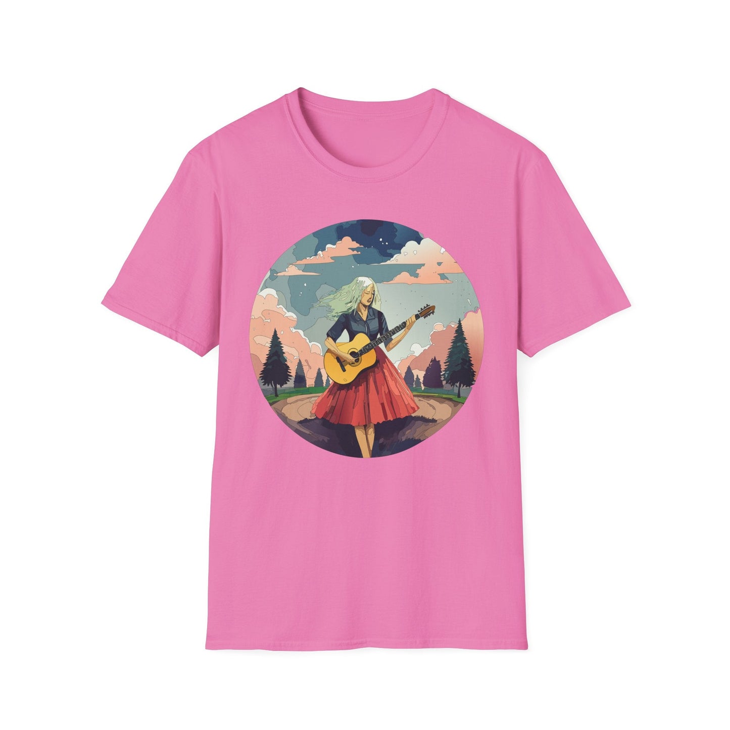 Womens Graphic T Shirt Art Design Ladies Tee Softstyle Gildan 64000 100 Percent Cotton