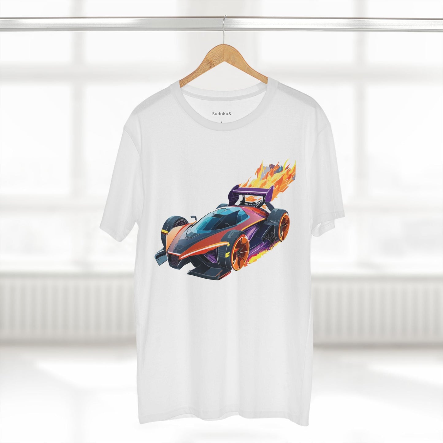 Car Graphic Unisex 100 Cotton Staple Tee 16