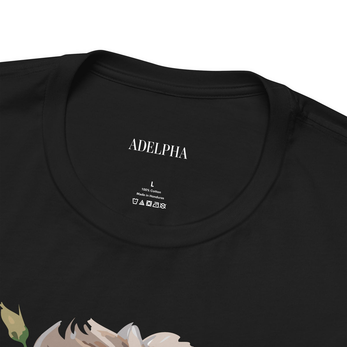 Lion Graphic Unisex Cotton Bella+Canvas Tee with Art Animal Design e50