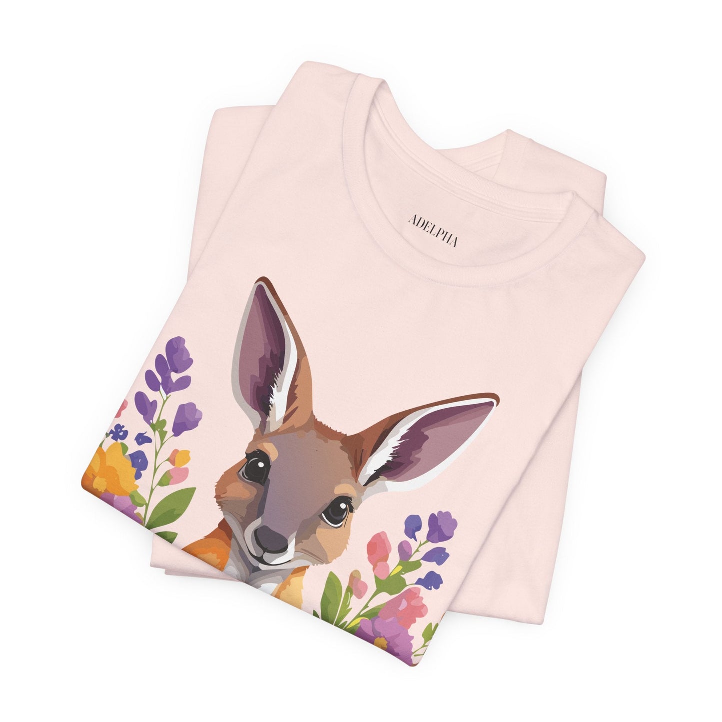 Kangaroo Graphic Unisex 100 Cotton Vintage Animal Artwork Tee 2