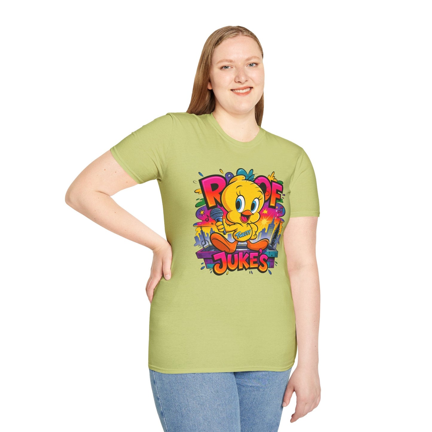Unisex Cartoon T Shirt With Animation Design Versatile Funny Animals Tee Shirt Gildan Softstyle