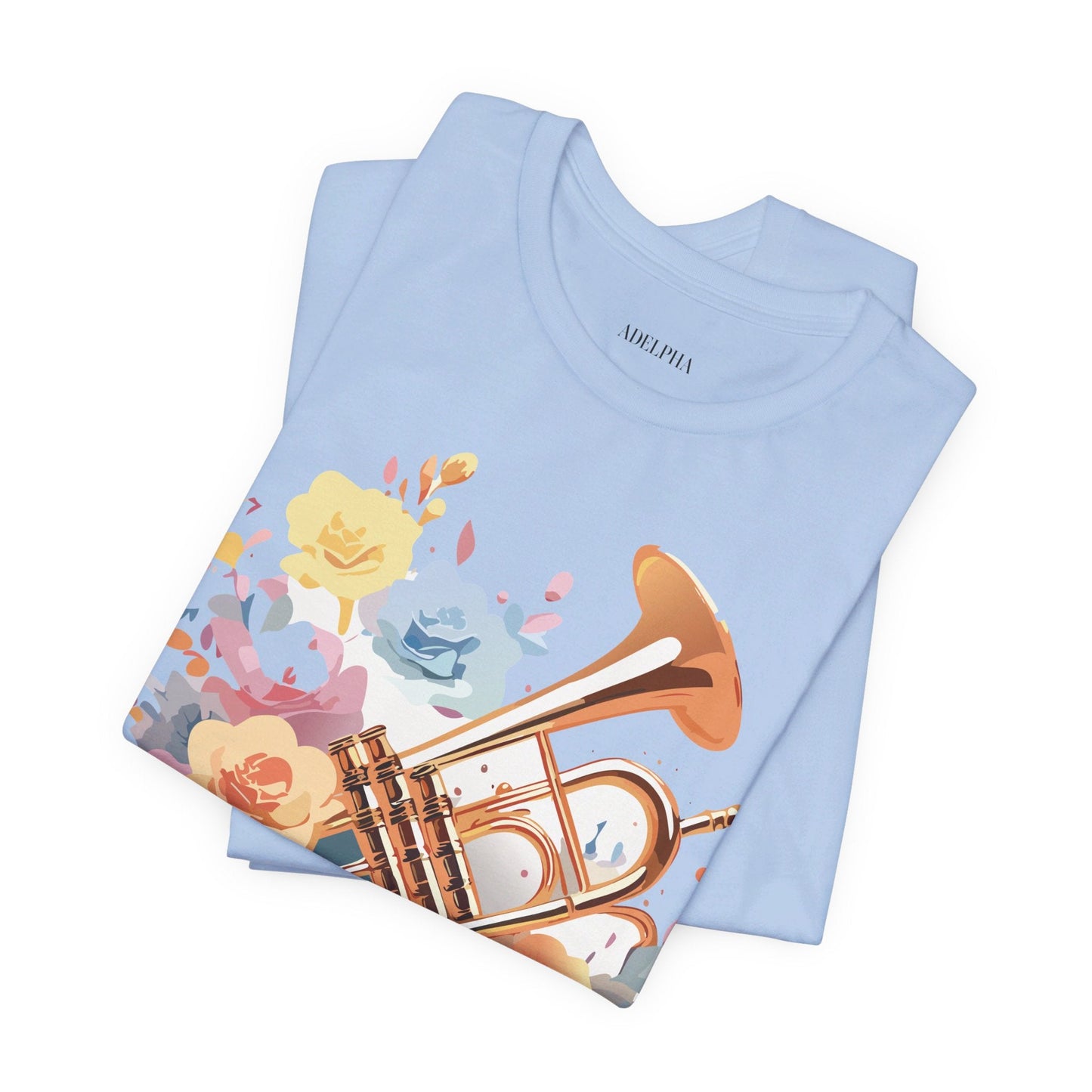 Music Graphic Unisex 100 Cotton Vintage Art with Musical Elements Tee 137
