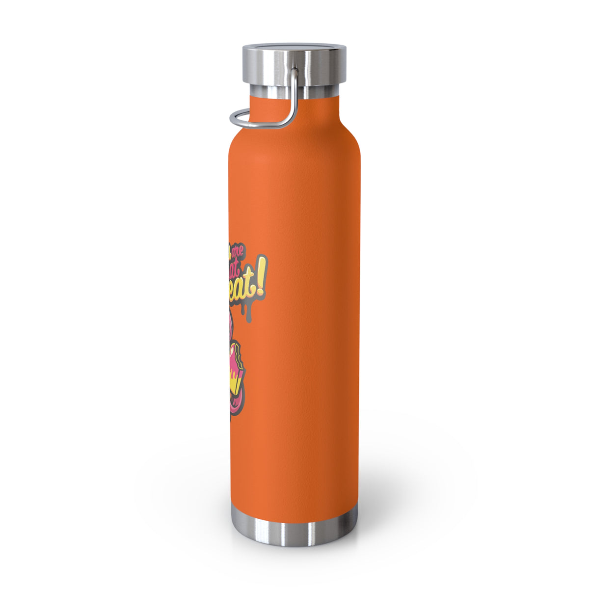 22oz Copper Insulated Water Bottle with Cartoon Design - CV70