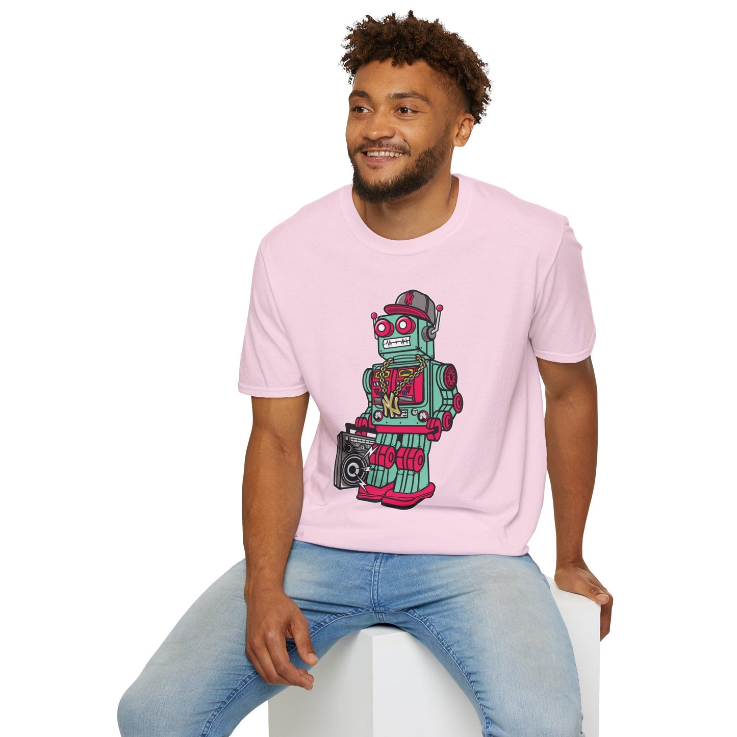 Cartoon T Shirt Animation Tee Funny Unisex Gildan Softstyle 64000 Ring Spun Cotton