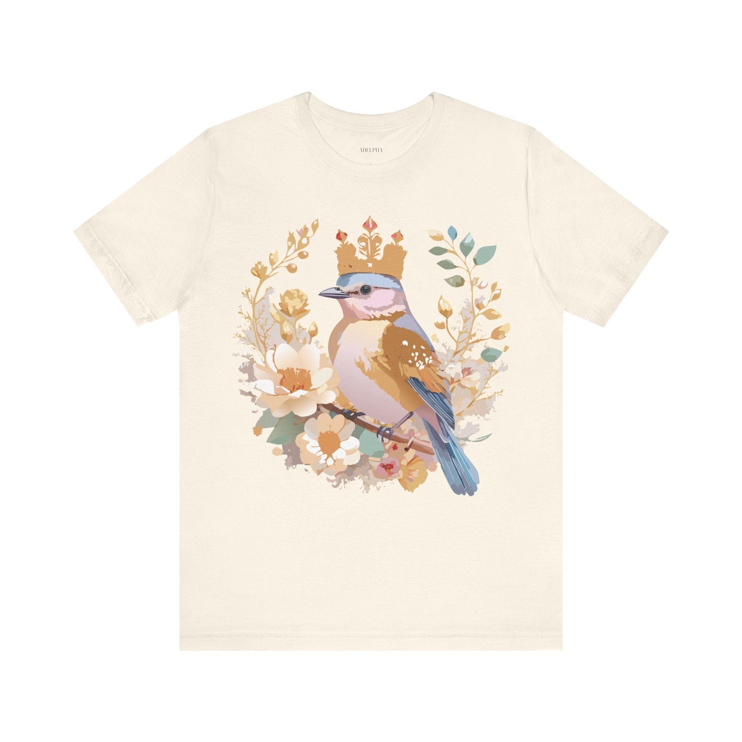 Medallion Graphic Unisex 100 Cotton Vintage Animal Medal Artwork Tee 19