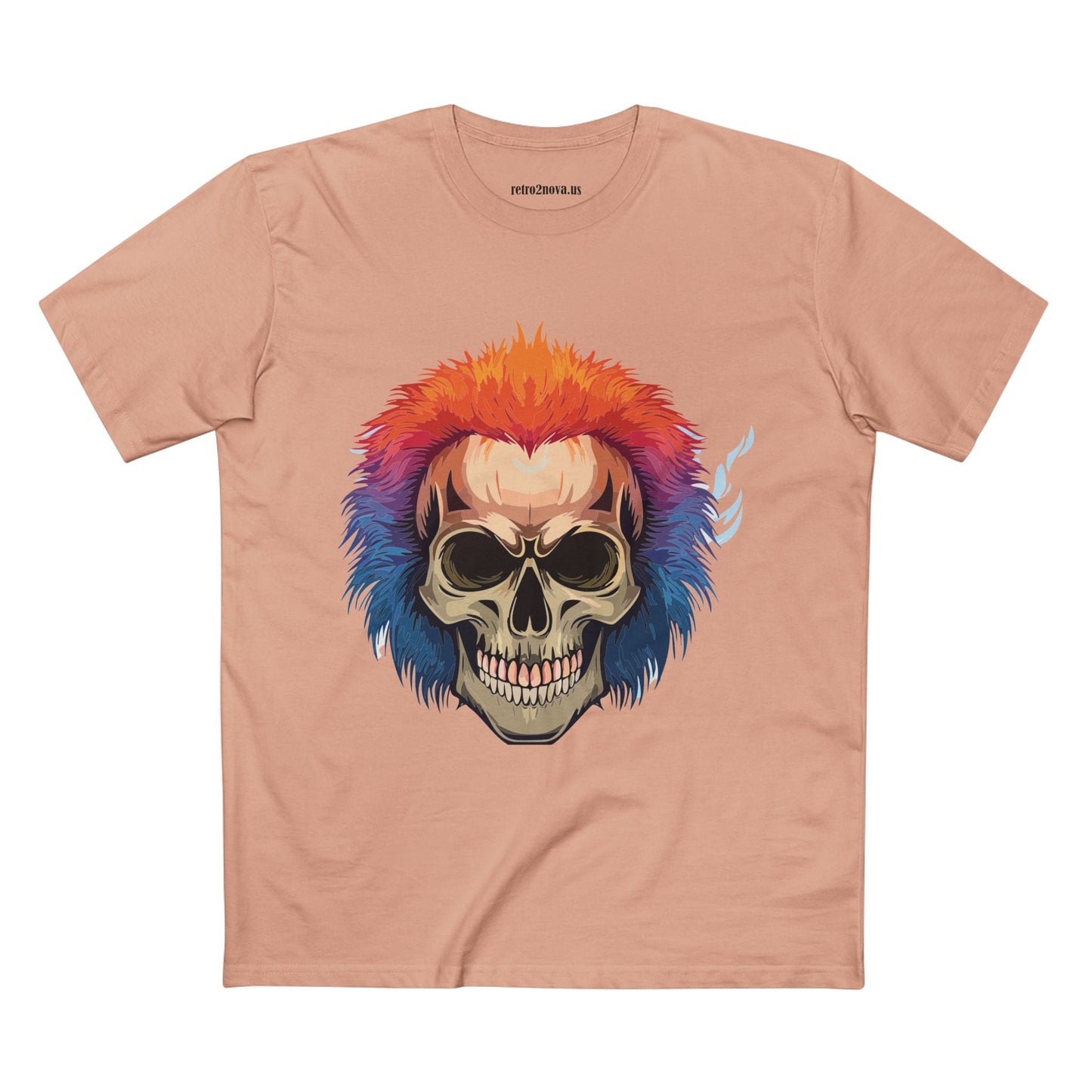Skull And Skeleton Shirt Unisex Premium Cotton Tee With Original Art Design By Retro2Nova