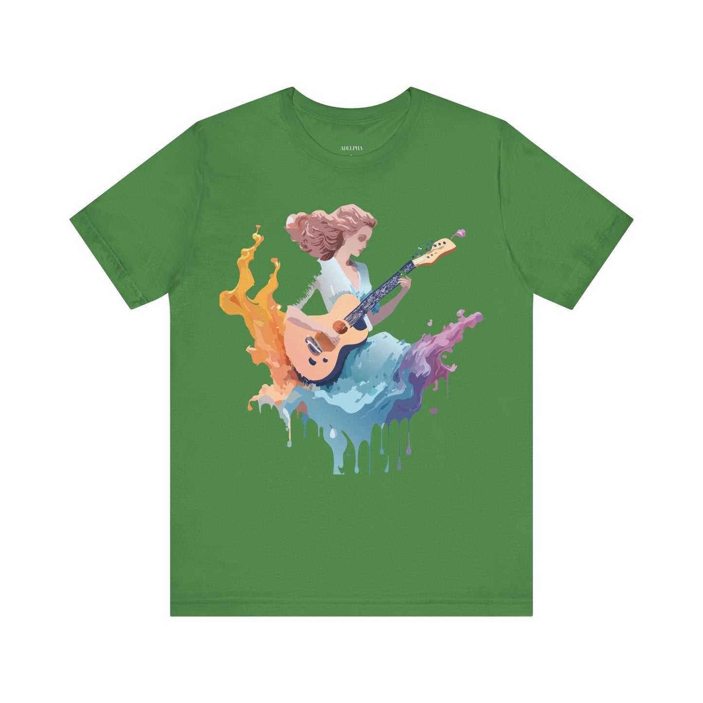 Adelpha Music Graphic Tee Unisex Vintage Inspired Art Design Short Sleeve T Shirt