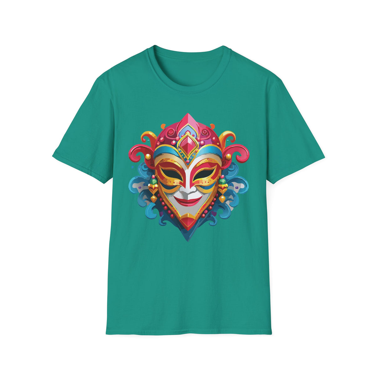 Mask Masquerade Carnival Graphic Tee Gildan Unisex 100 Cotton Tee Shirt m26