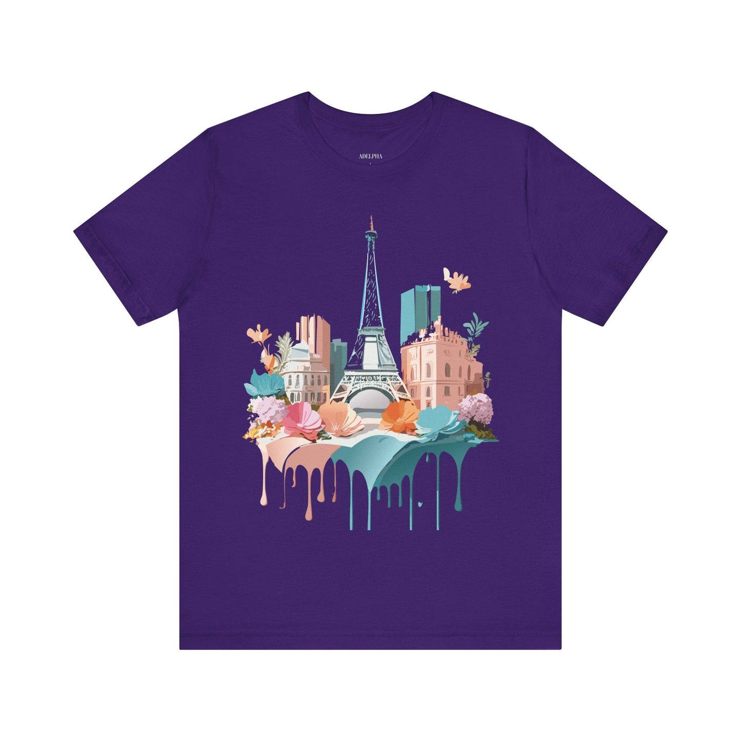 Paris Tourist Unisex Graphic Tee With Vintage Inspired Artwork By Collection