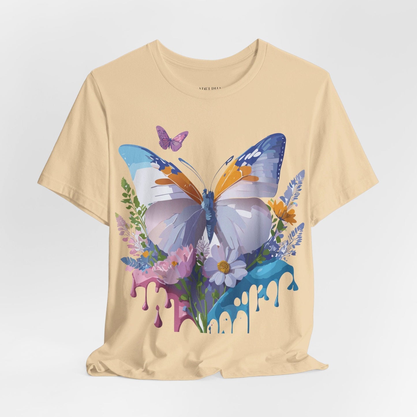 Butterfly Graphic Tee From Adelpha Vintage Artwork Unisex Short Sleeve Shirt