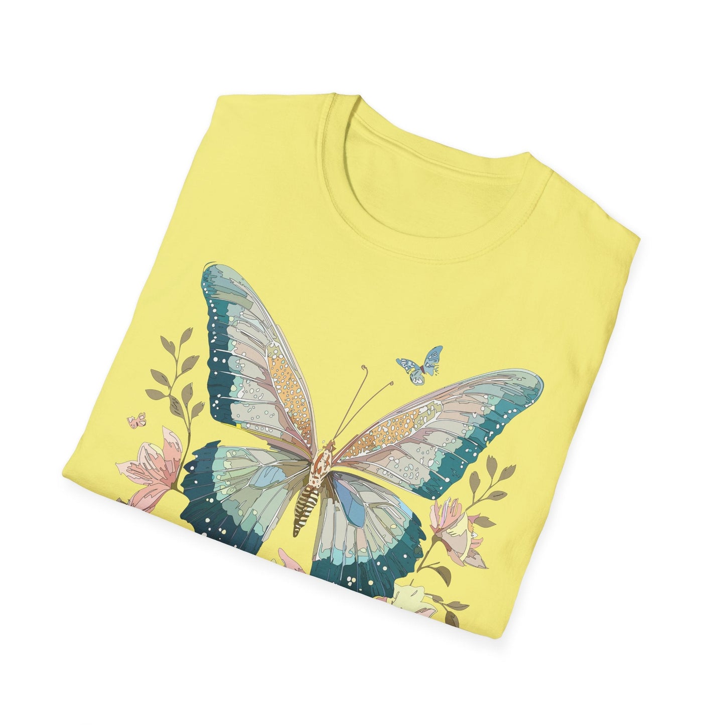 Butterfly T Shirt Unisex Softstyle Short Sleeve Gildan 64000 Monarch Inspired Shirt