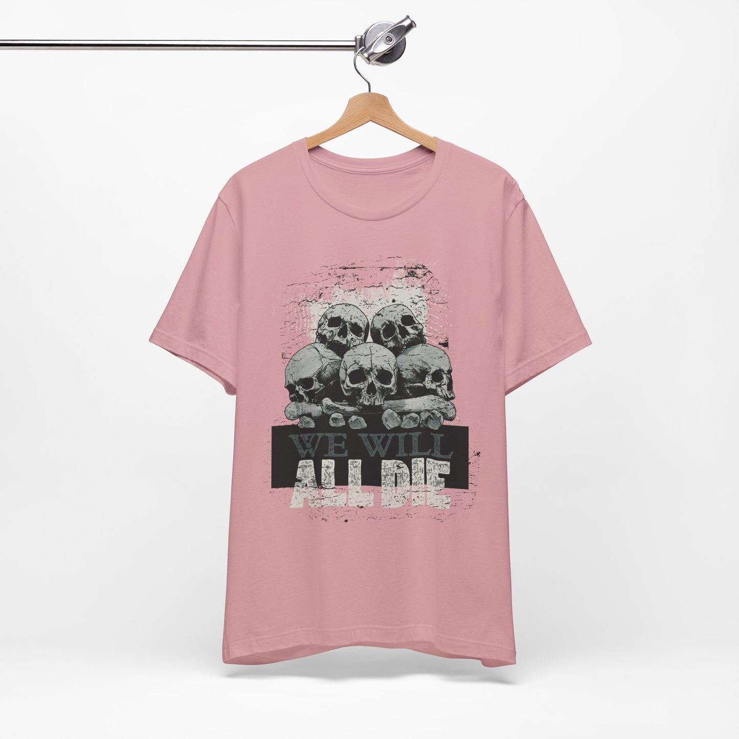 All Die Skull Graphic Design Tee, Skull Shirt, Vintage Tees, Art Design T-Shirt, Graphic Tee, Art Shirts