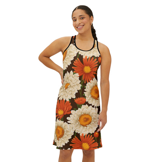 Sommerkleid mit floralen Prints